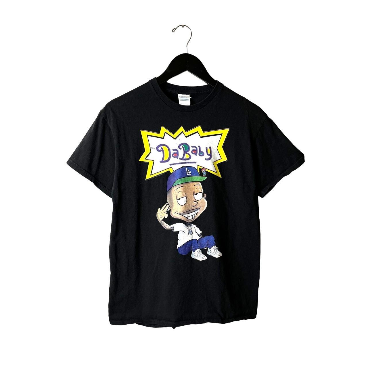 DaBaby Rap Tee T Shirt Adult Black Small S Rugrats...