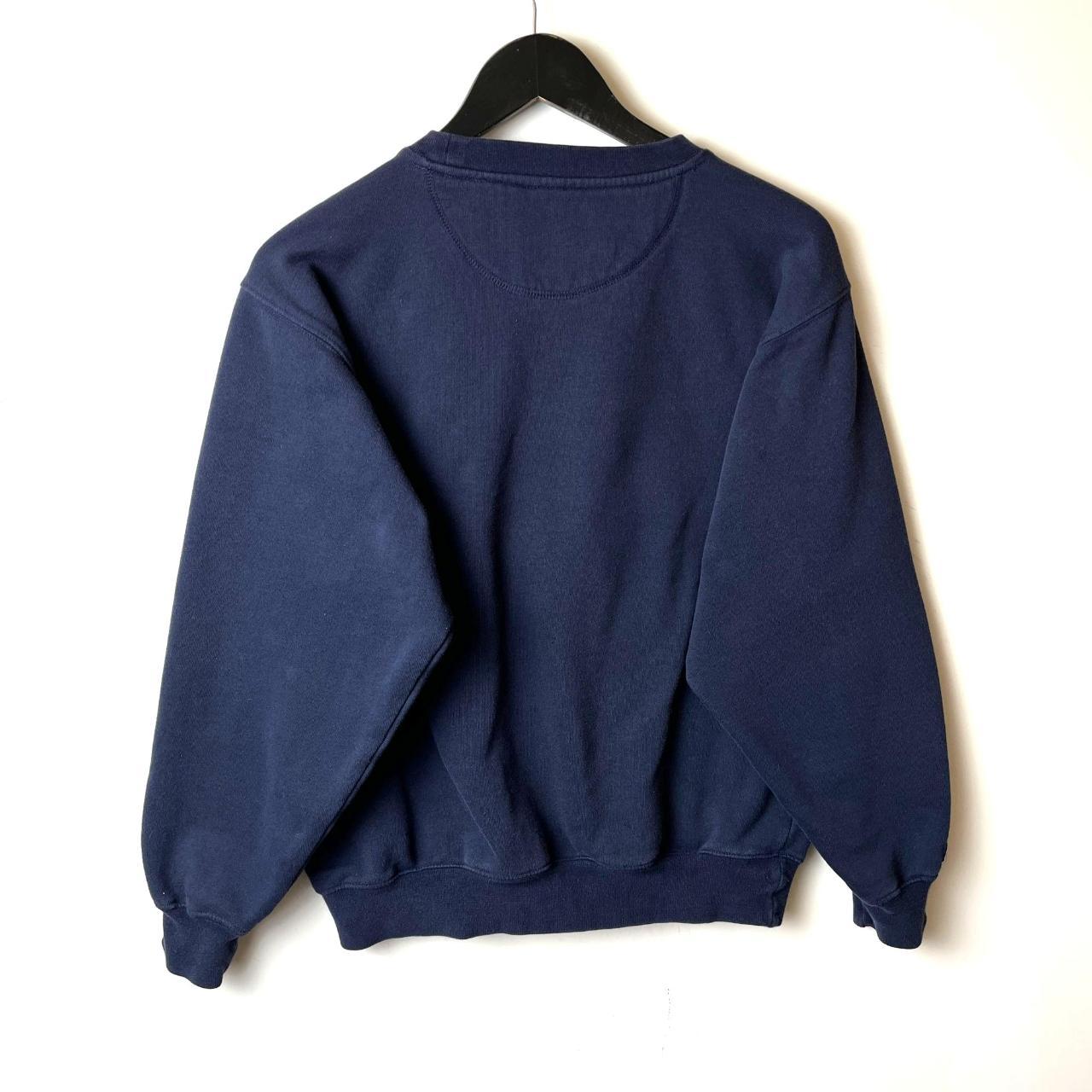 Vintage Dowling College Crewneck Sweatshirt Blue... - Depop