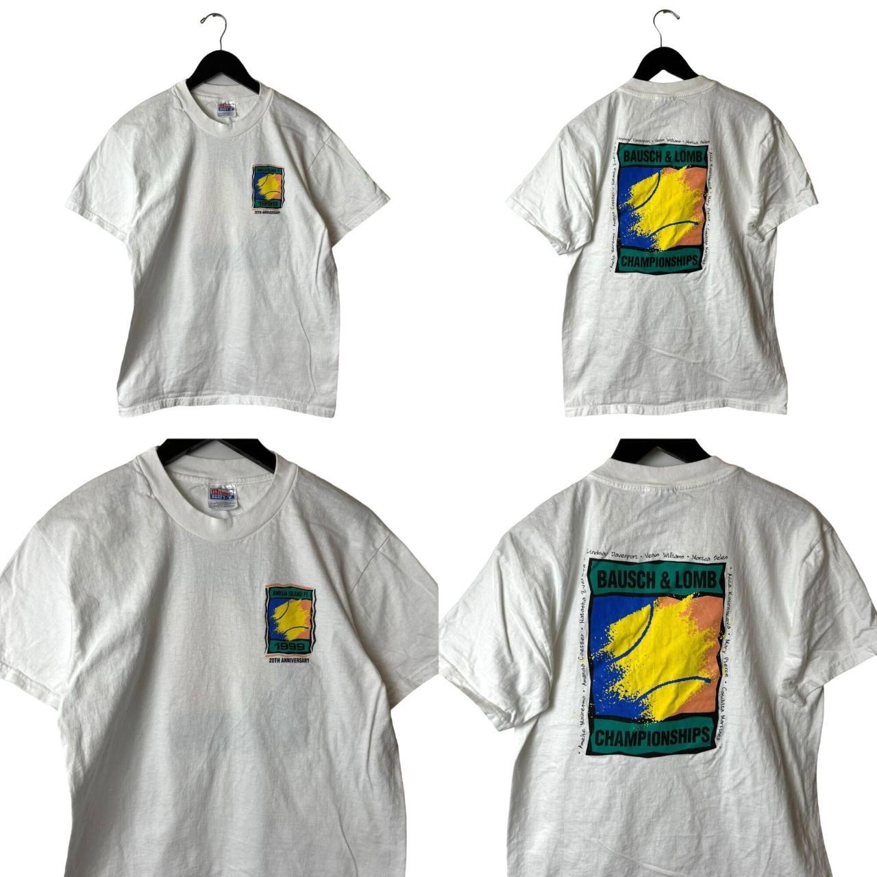 1999 Bausch & Lomb Championships T Shirt Vintage 90s... Depop