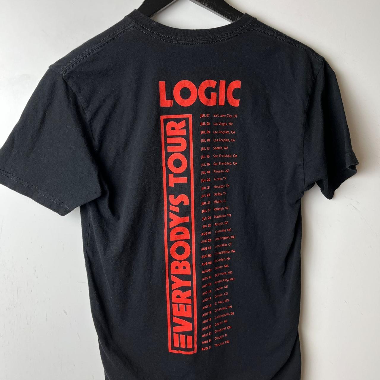 Logic Rap Tee T Shirt Adult Black Extra Small XS... Depop