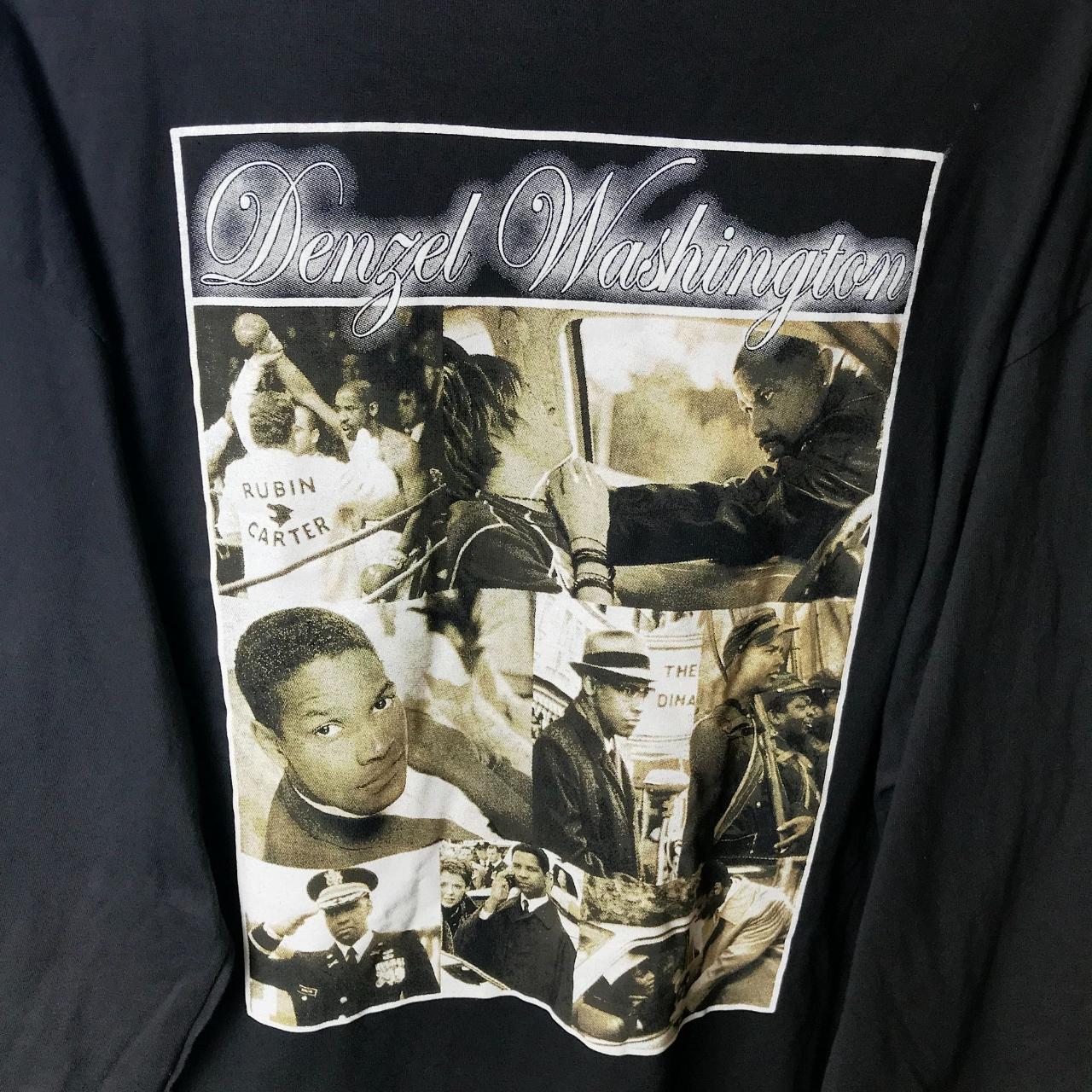 DEADSTOCK VINTAGE 00s NEW Denzel Washington Rap Tee... - Depop
