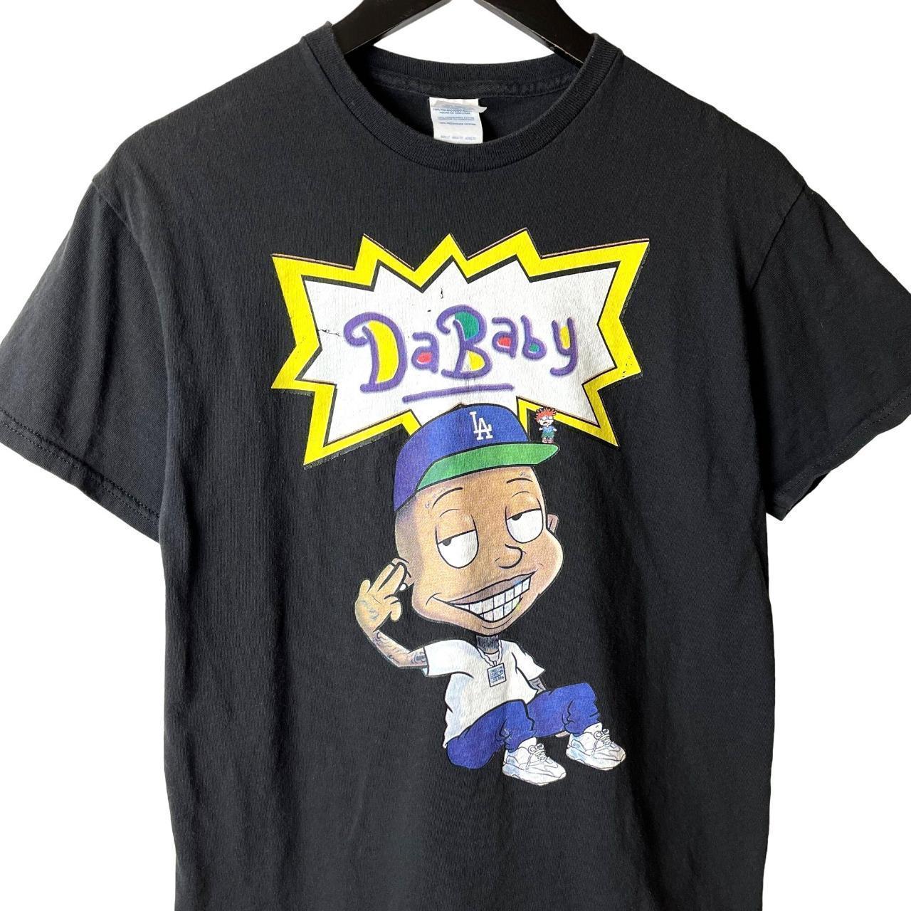 DaBaby Rap Tee T Shirt Black Medium M Rugrats...