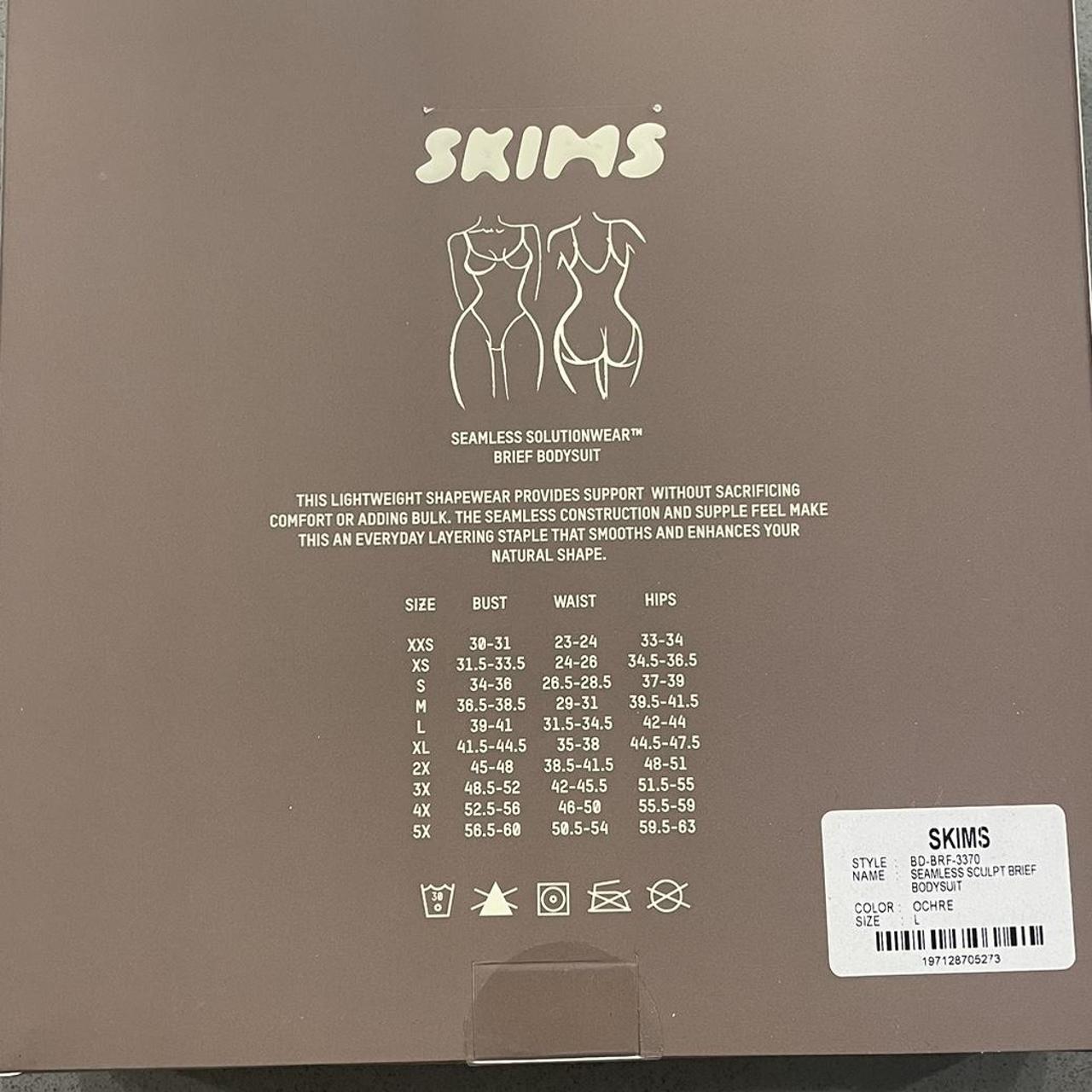 SKIMS Seamless Sculpt Brief Bodysuit - Ochre