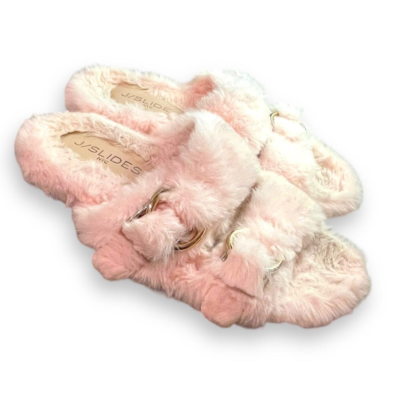 Jslides faux best sale fur slippers