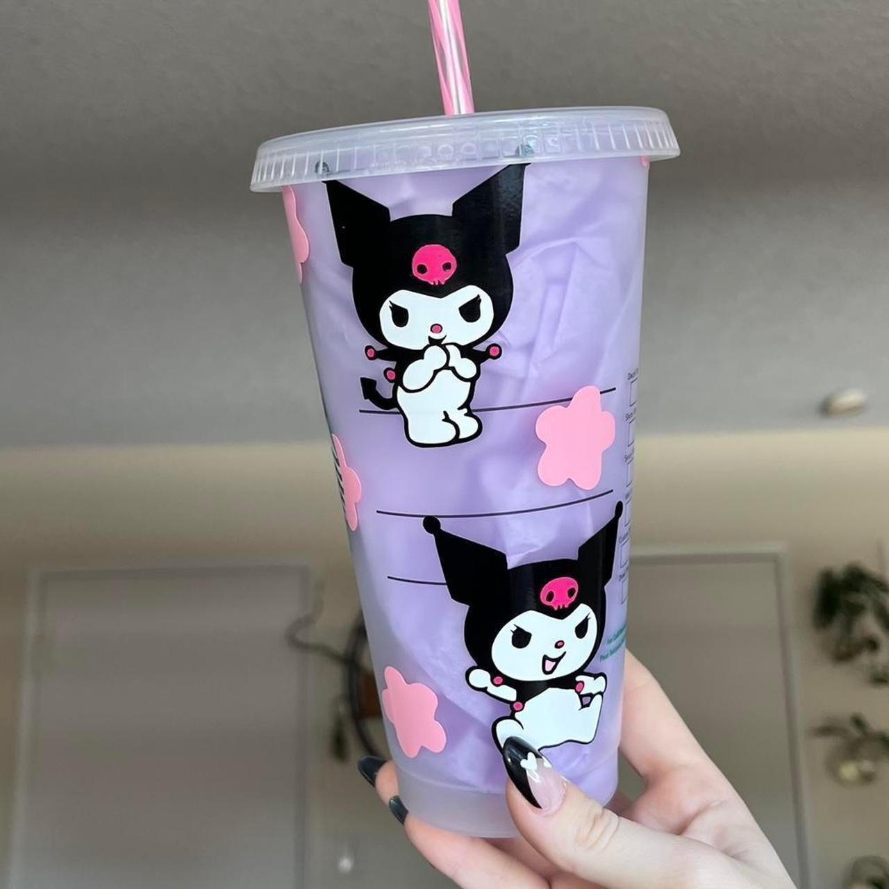 kuromi boba tumbler cup ✨ originally from hot topic, - Depop