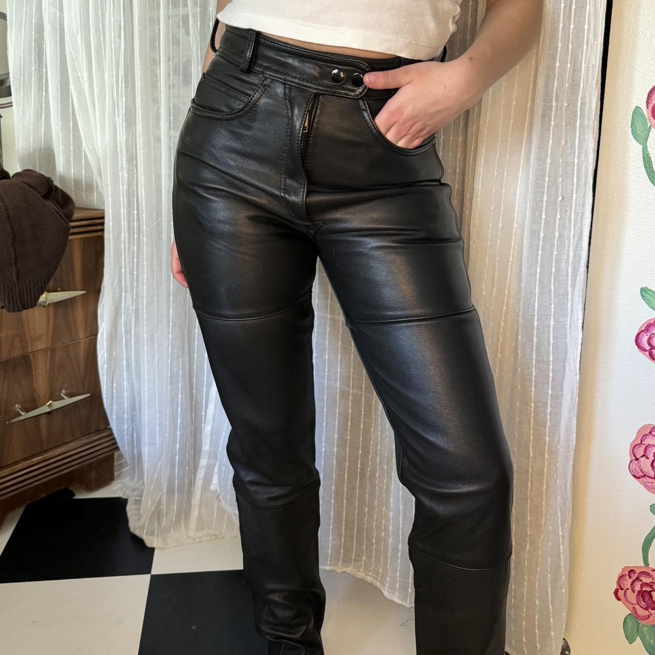 Vintage Harley Davidson real leather pants. These... - Depop