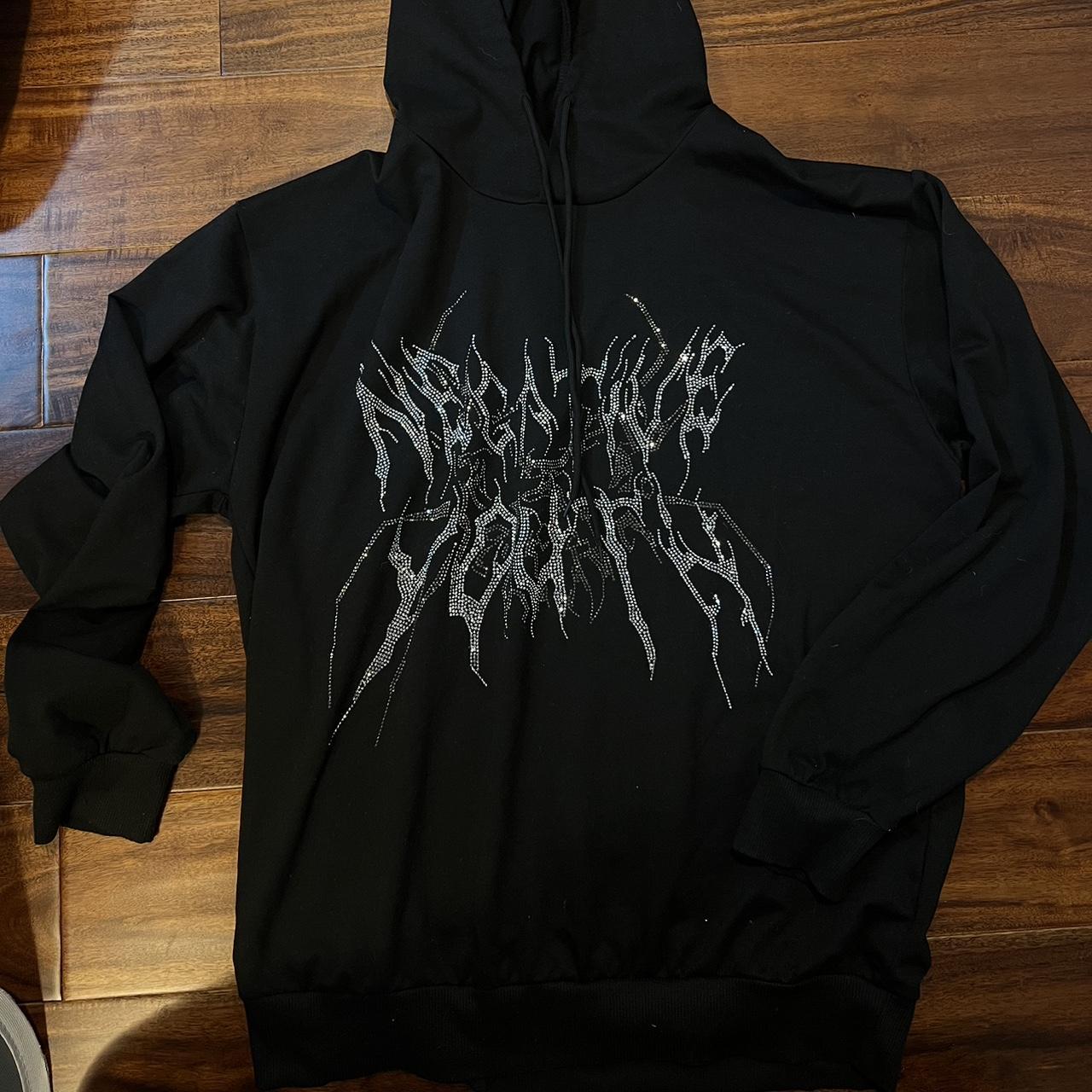 rhinestone hoodie nike