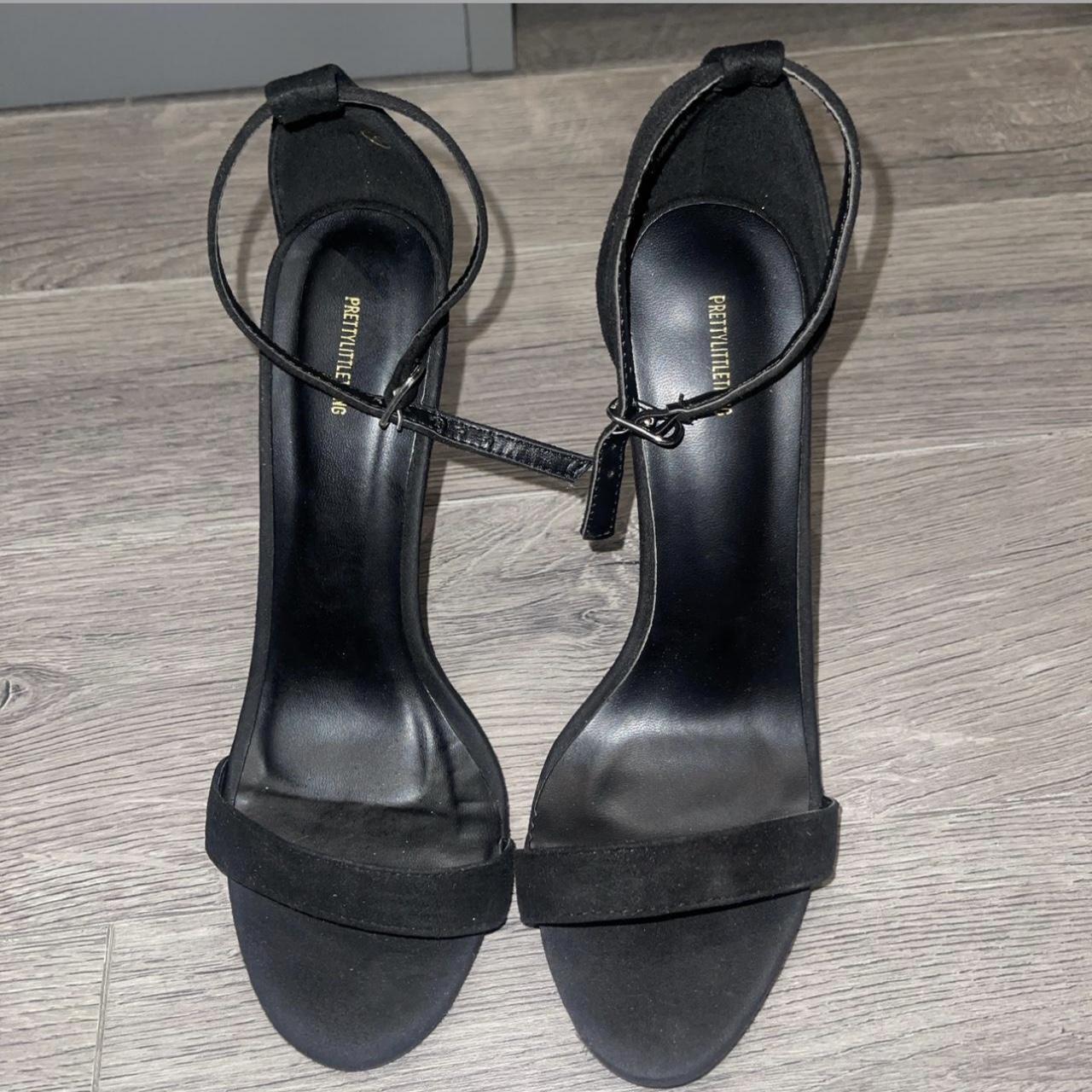 Black pretty little thing heels, bought off here but... - Depop