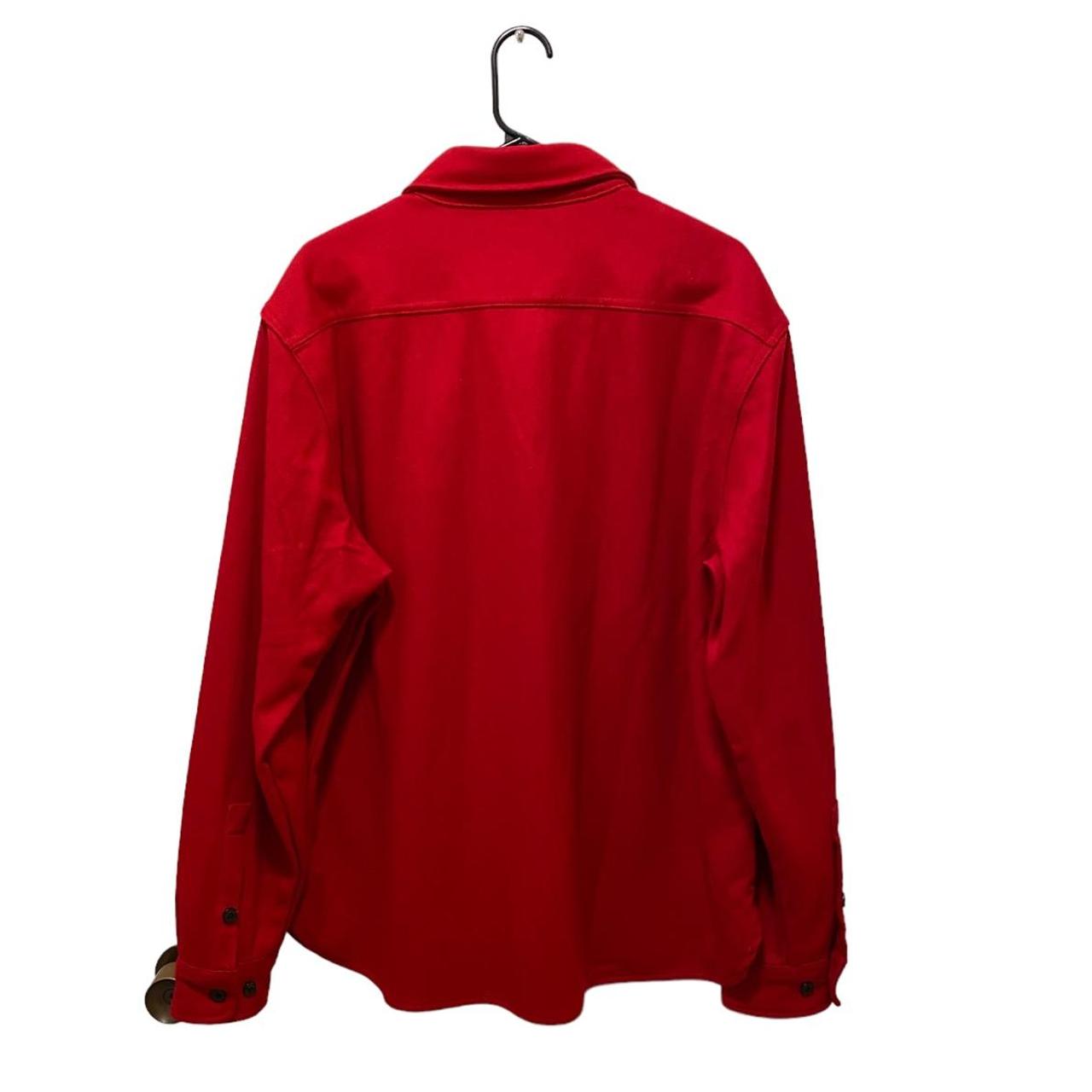 Schott Men's Red and Black Shirt (2)