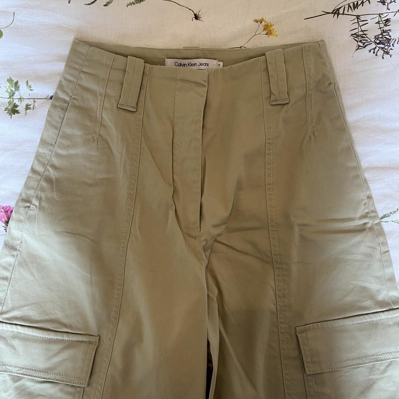 Cargos Calvin Klein Jeans cargos in a light... - Depop