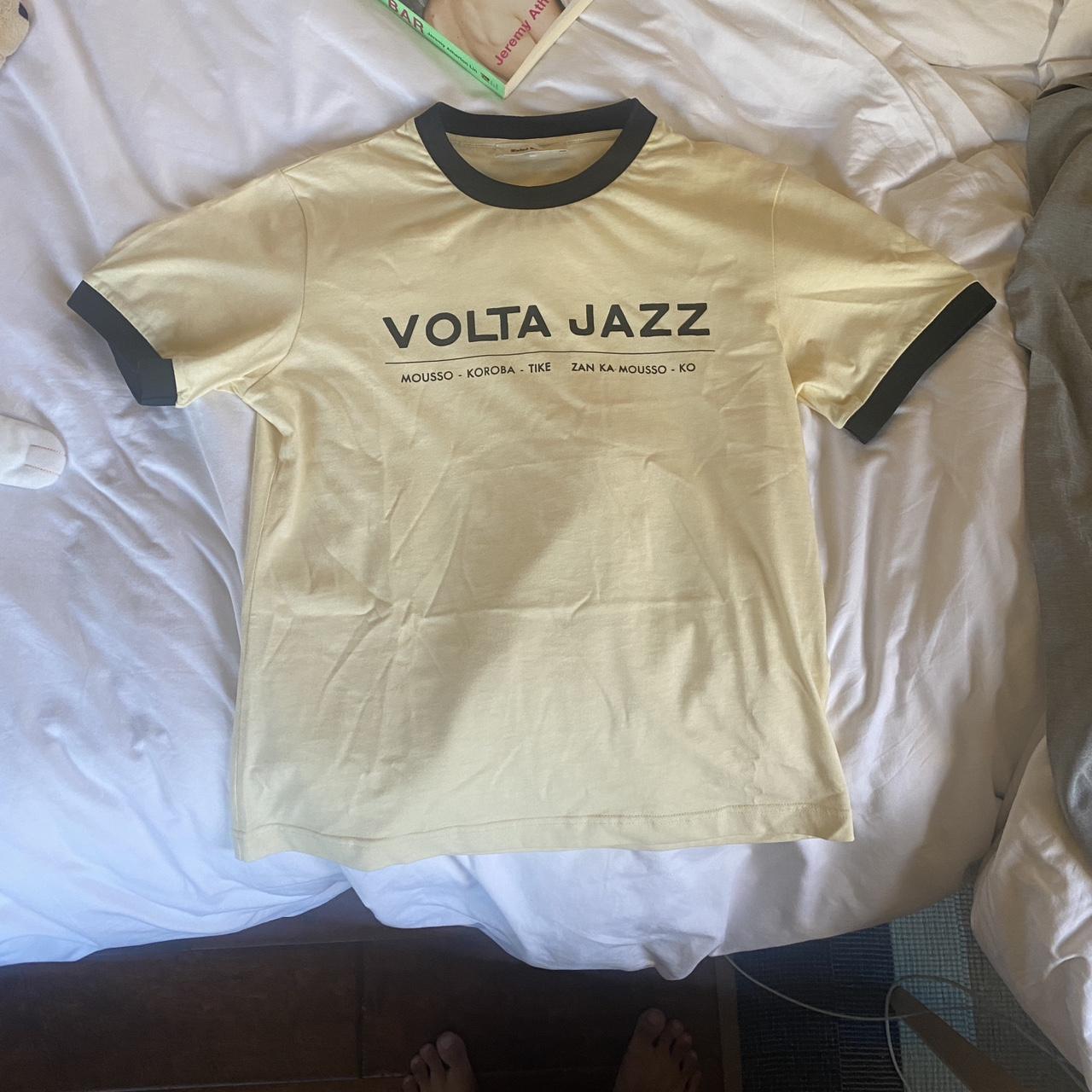 Wales Bonner Volta Jazz Ringer Tshirt Size 3 - Fits... - Depop