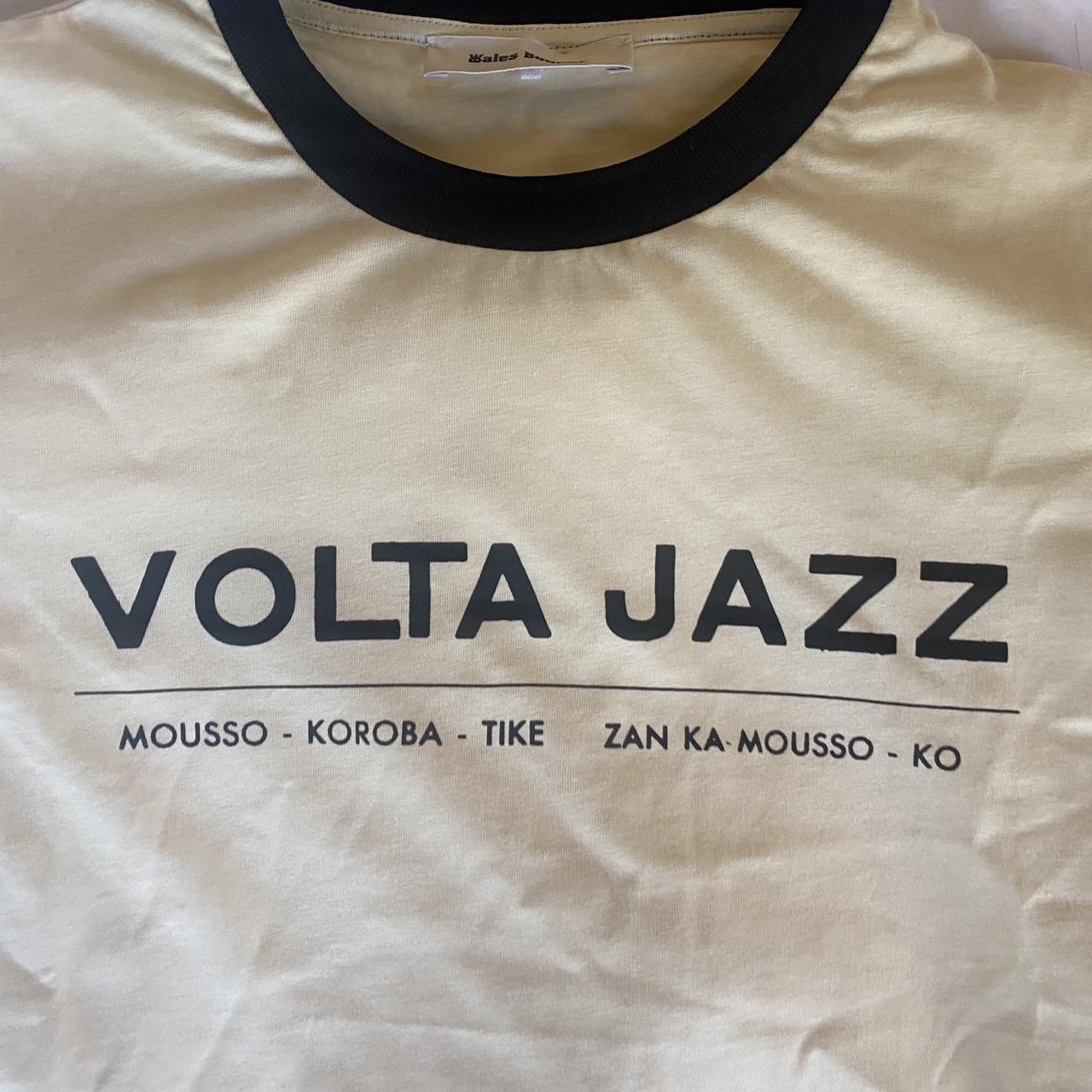 Wales Bonner Volta Jazz Ringer Tshirt, Size 3, - Fits...