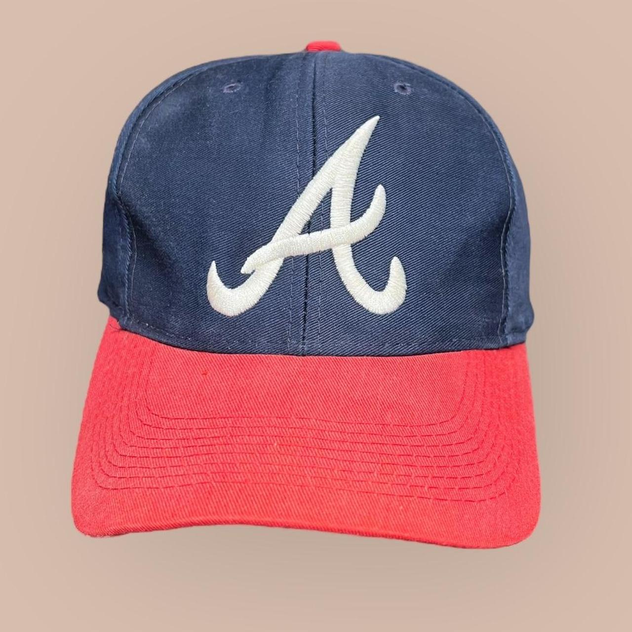 Braves Vintage Distressed Trucker Hat