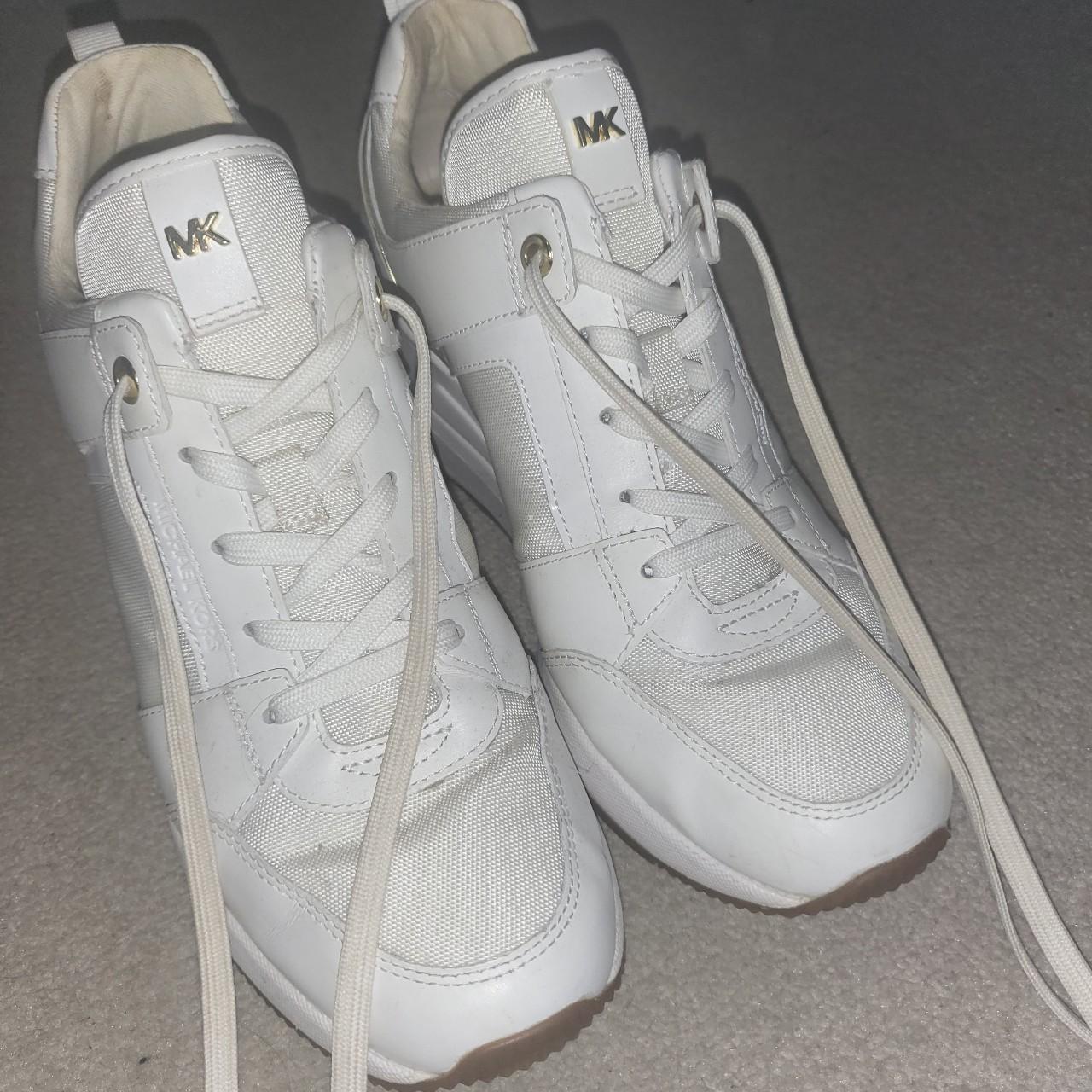 michael kors ladies white trainers
