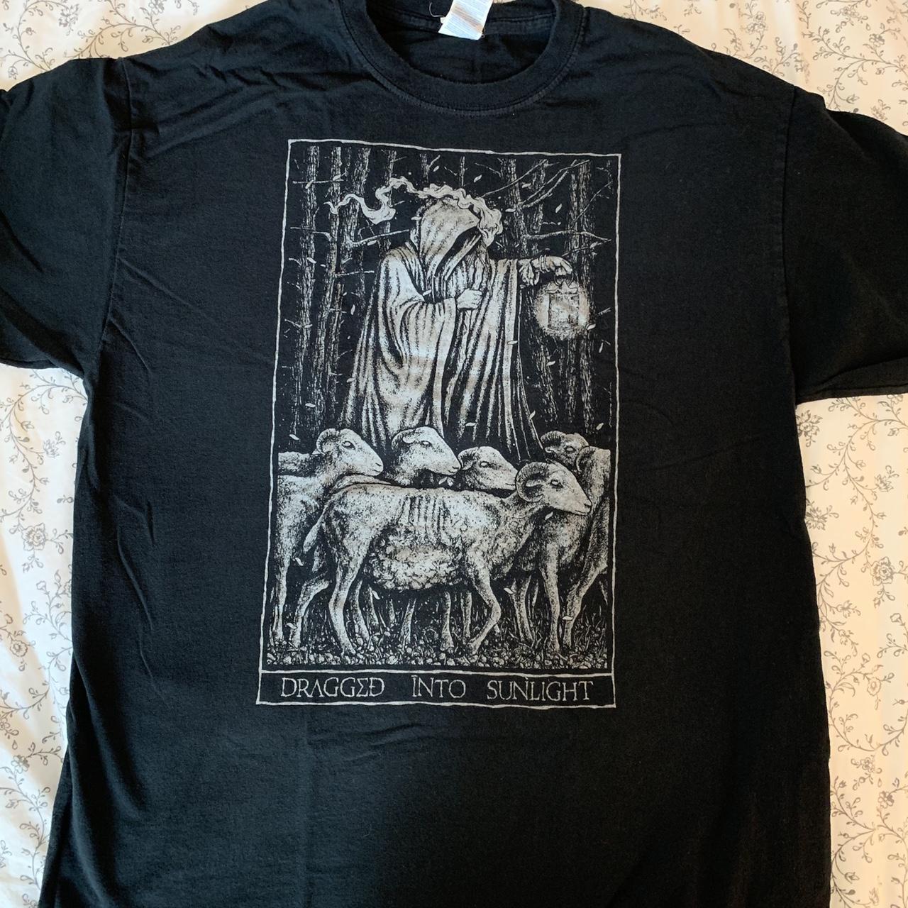Dragged Into Sunlight Shepherd black shirt , size... Depop