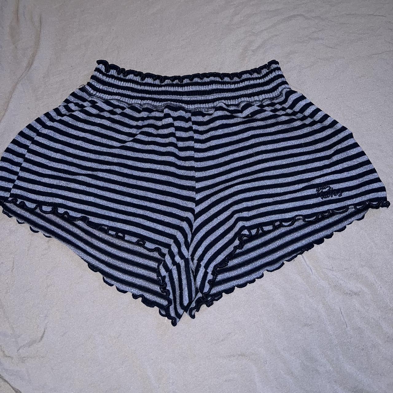 Hollister Blue Plaid Pj Shorts - size x-small can - Depop