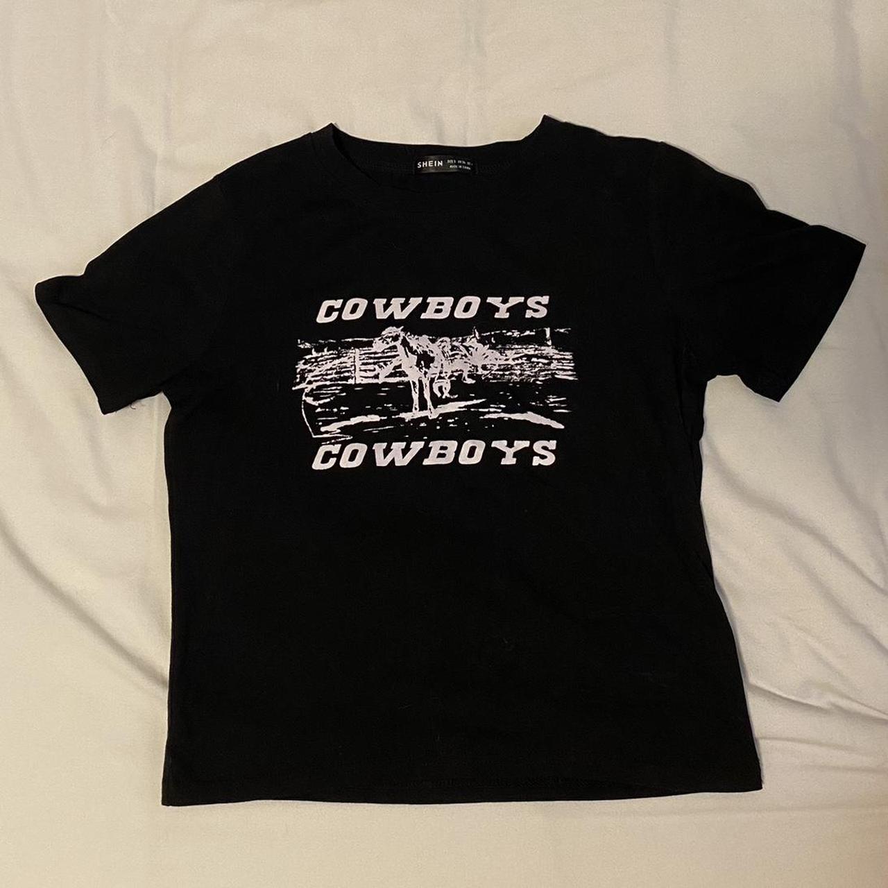 Cowboys shein shirt size small #shein #trendy #western - Depop