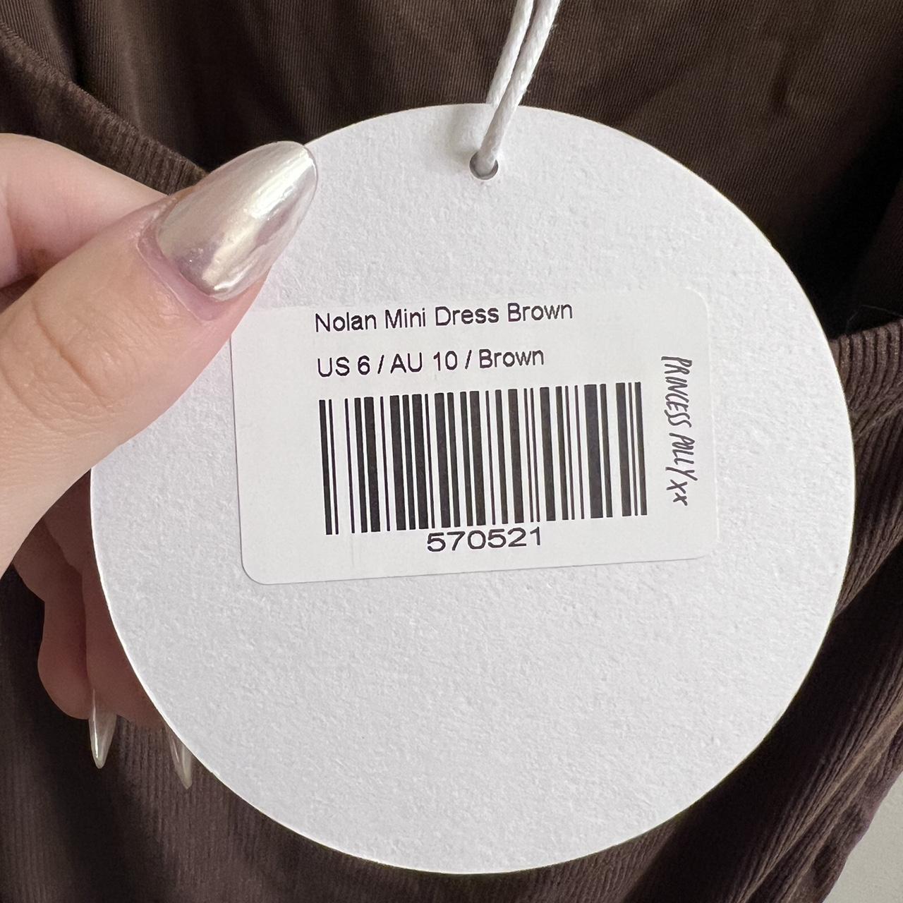 Nolan Mini Dress Brown