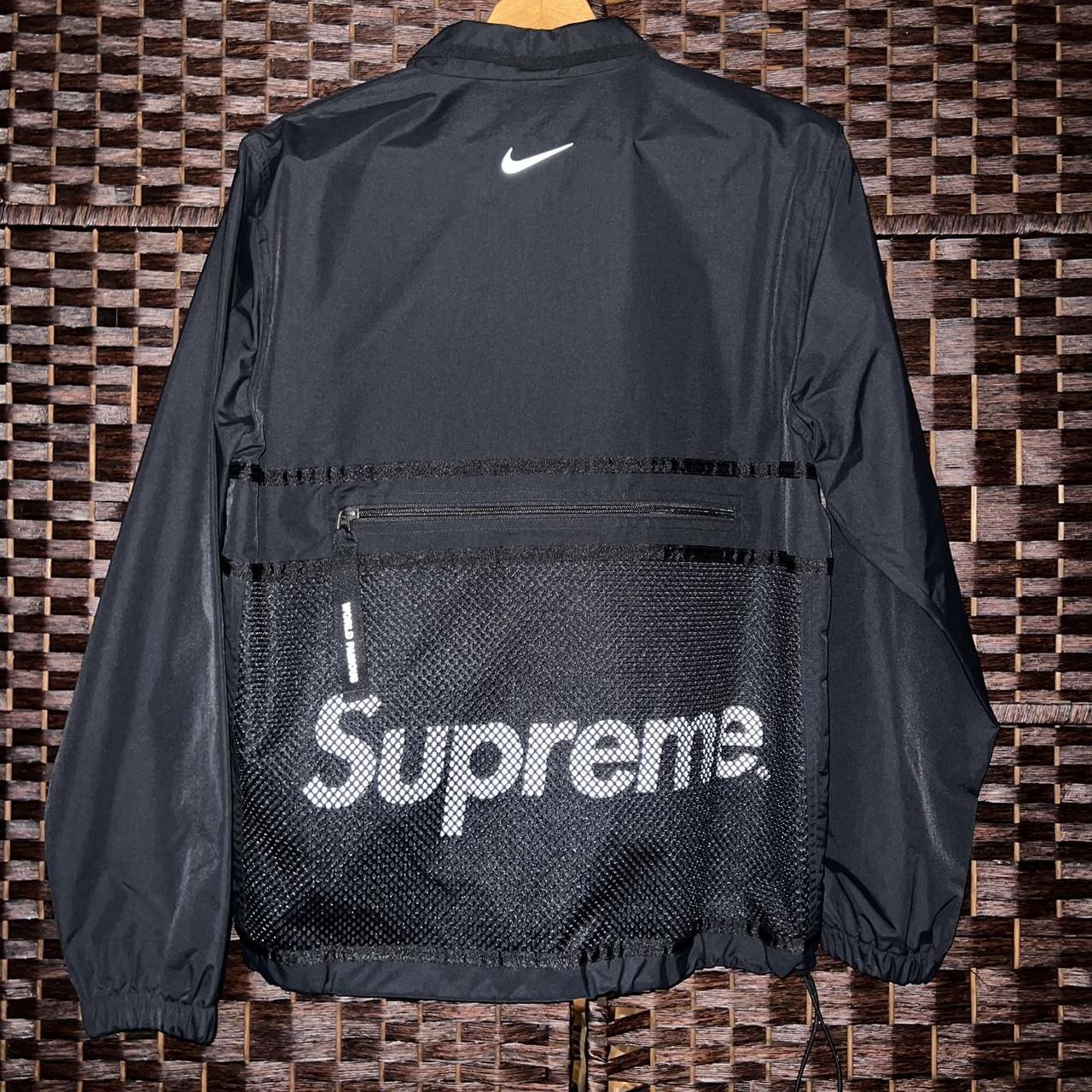 Supreme Nike Trail Running Jacket in black. From...