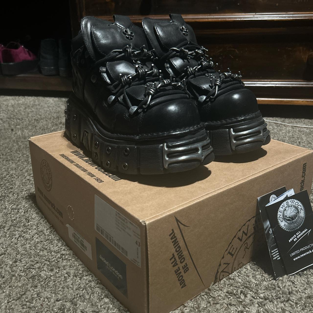 New Rock Men's Boots - Black - US 10 – Jaded london new rock