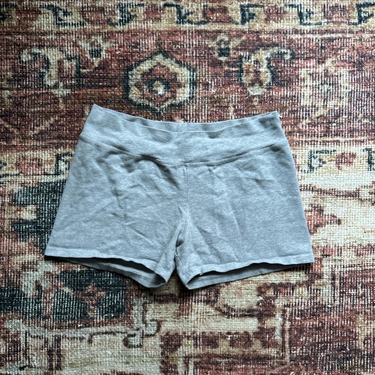 grey brandy melville boy shorts fits size small or xs - Depop