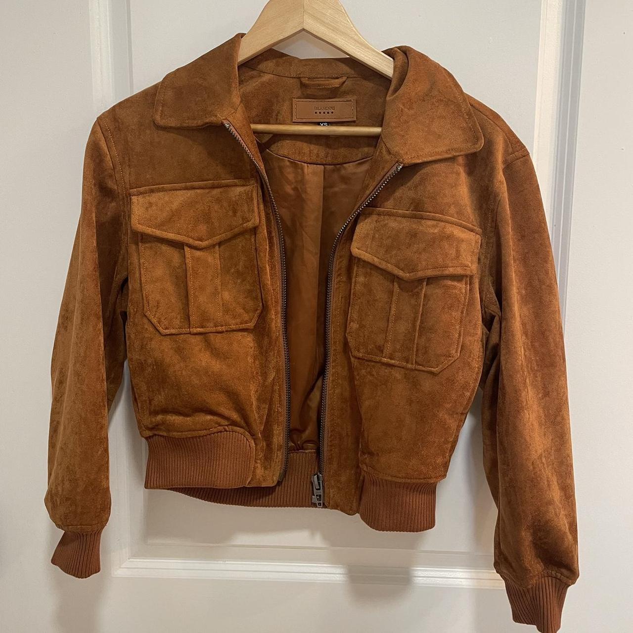Blank NYC Women's Tan and Brown Jacket (2)