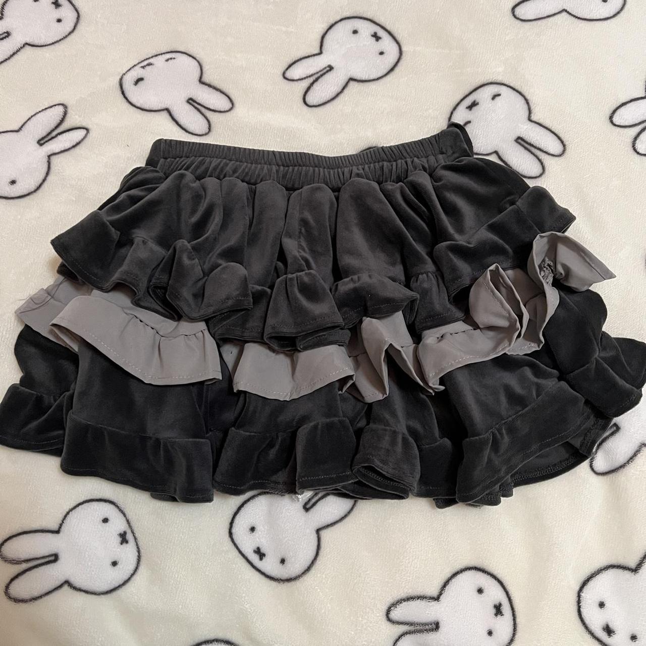 fluffy ruffle bloomers super soft skirt/shorts with... - Depop