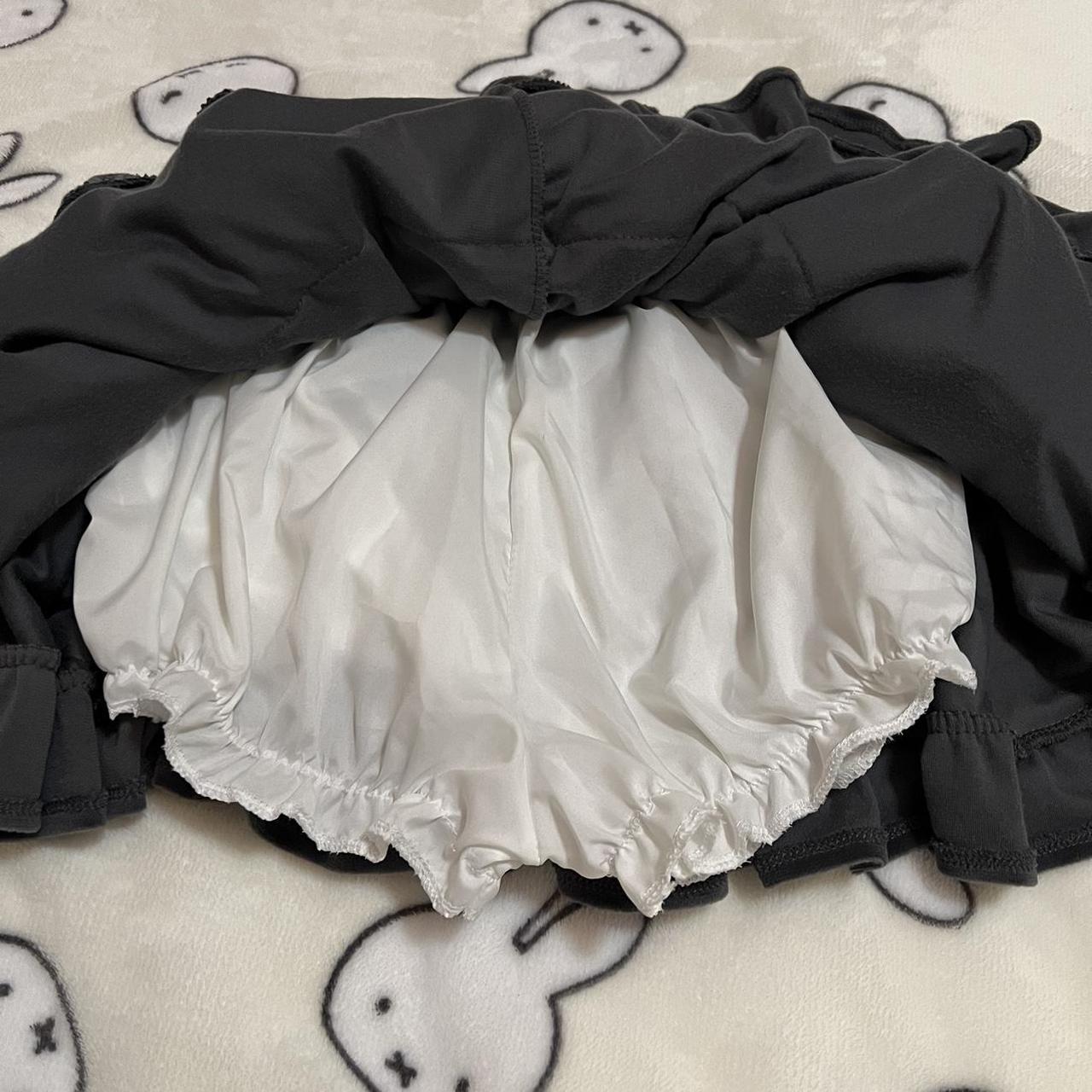 fluffy ruffle bloomers super soft skirt/shorts with... - Depop