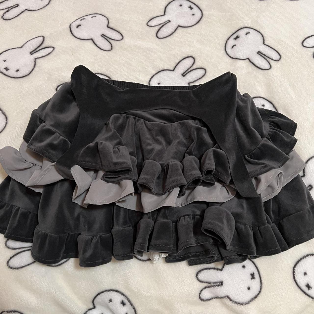 fluffy ruffle bloomers super soft skirt/shorts with... - Depop