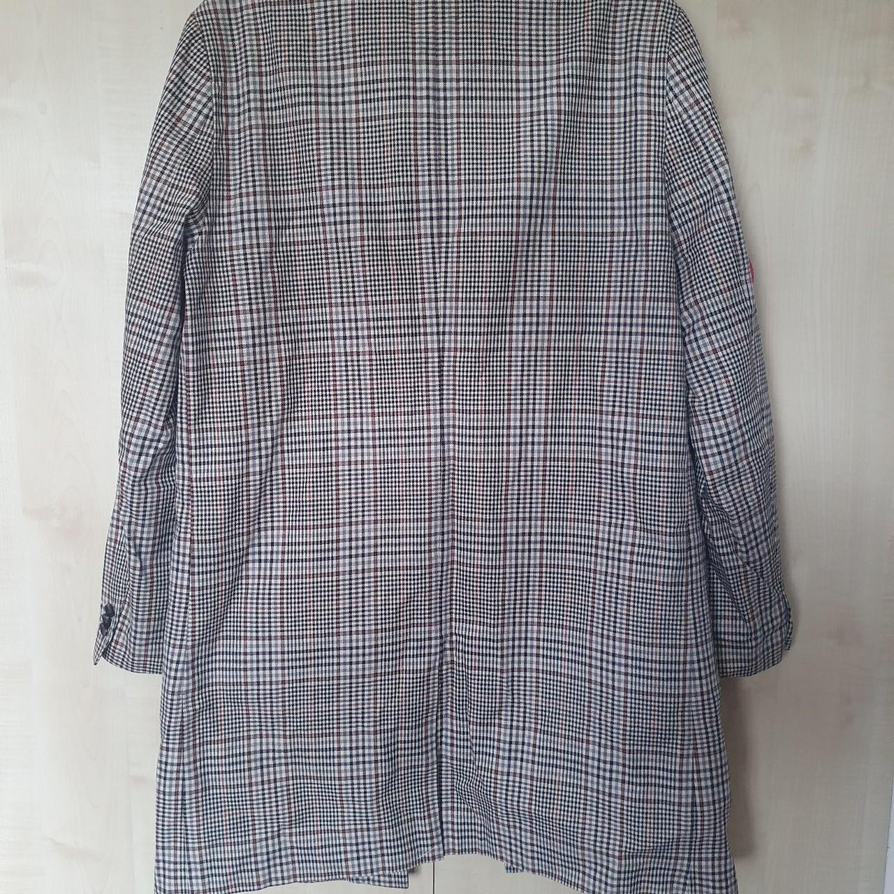 River Island Checked Trench Coat UK Size L Great... - Depop