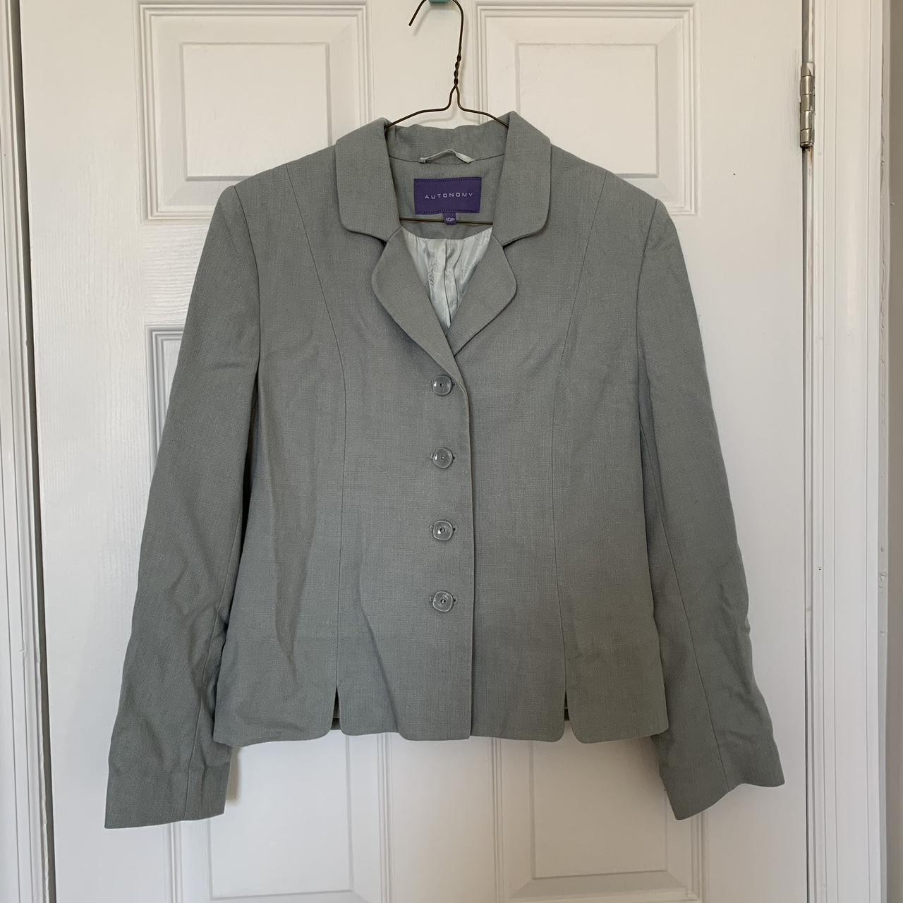 Women's Blue Tailoredjackets Depop