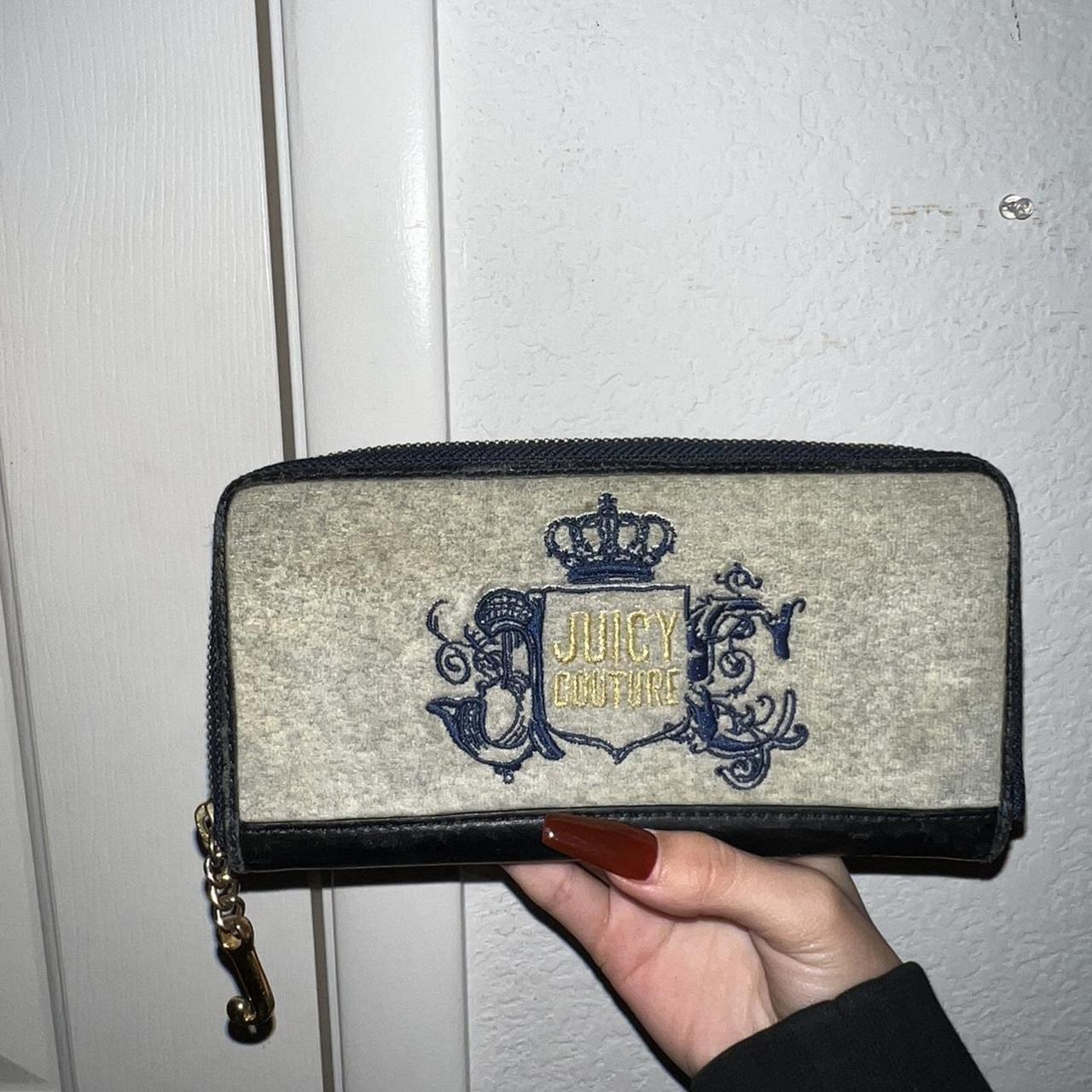 juicy couture wallet 8/10 condition signs of wear... - Depop
