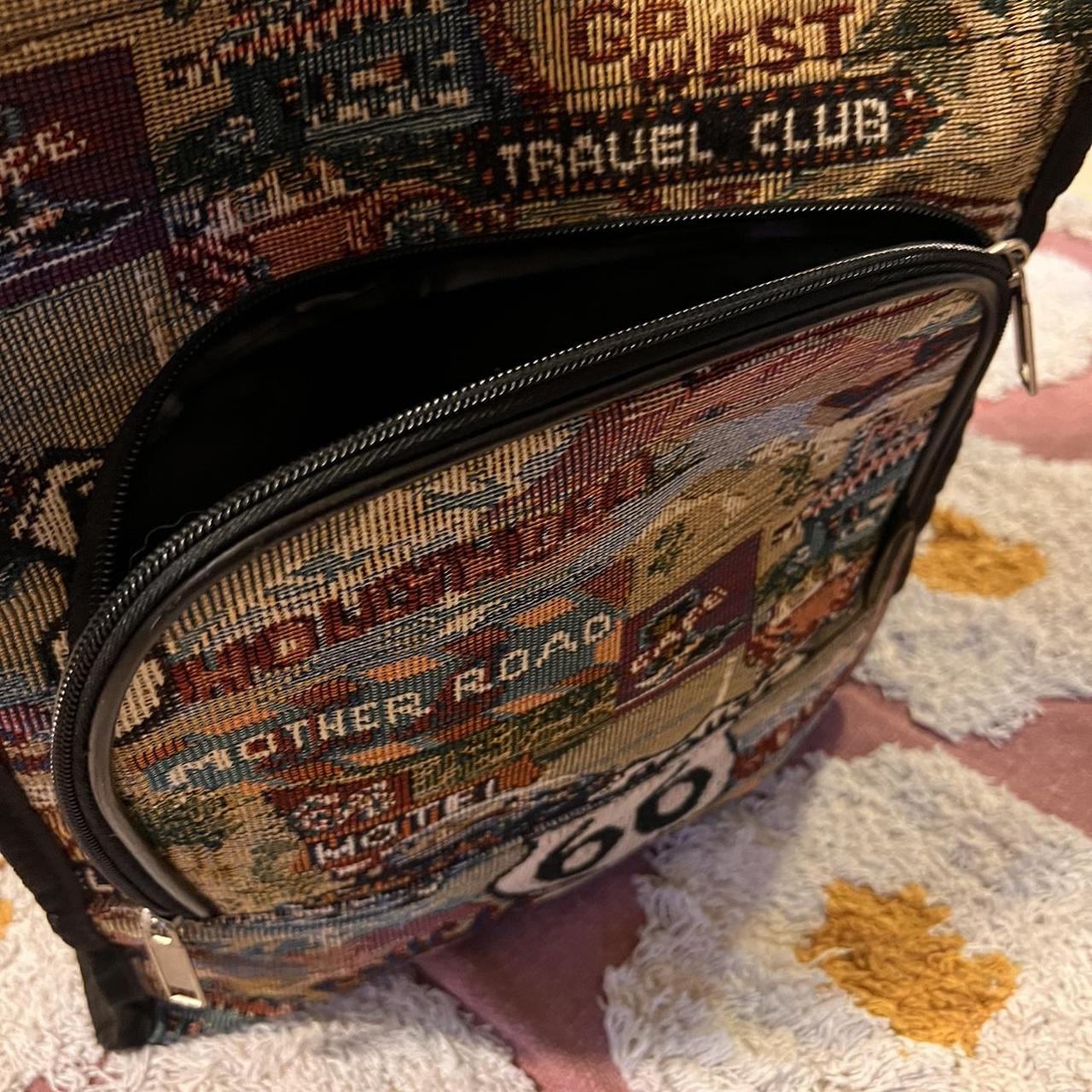 Vintage Route 66 bag ️ Carpeted texture, medium... - Depop