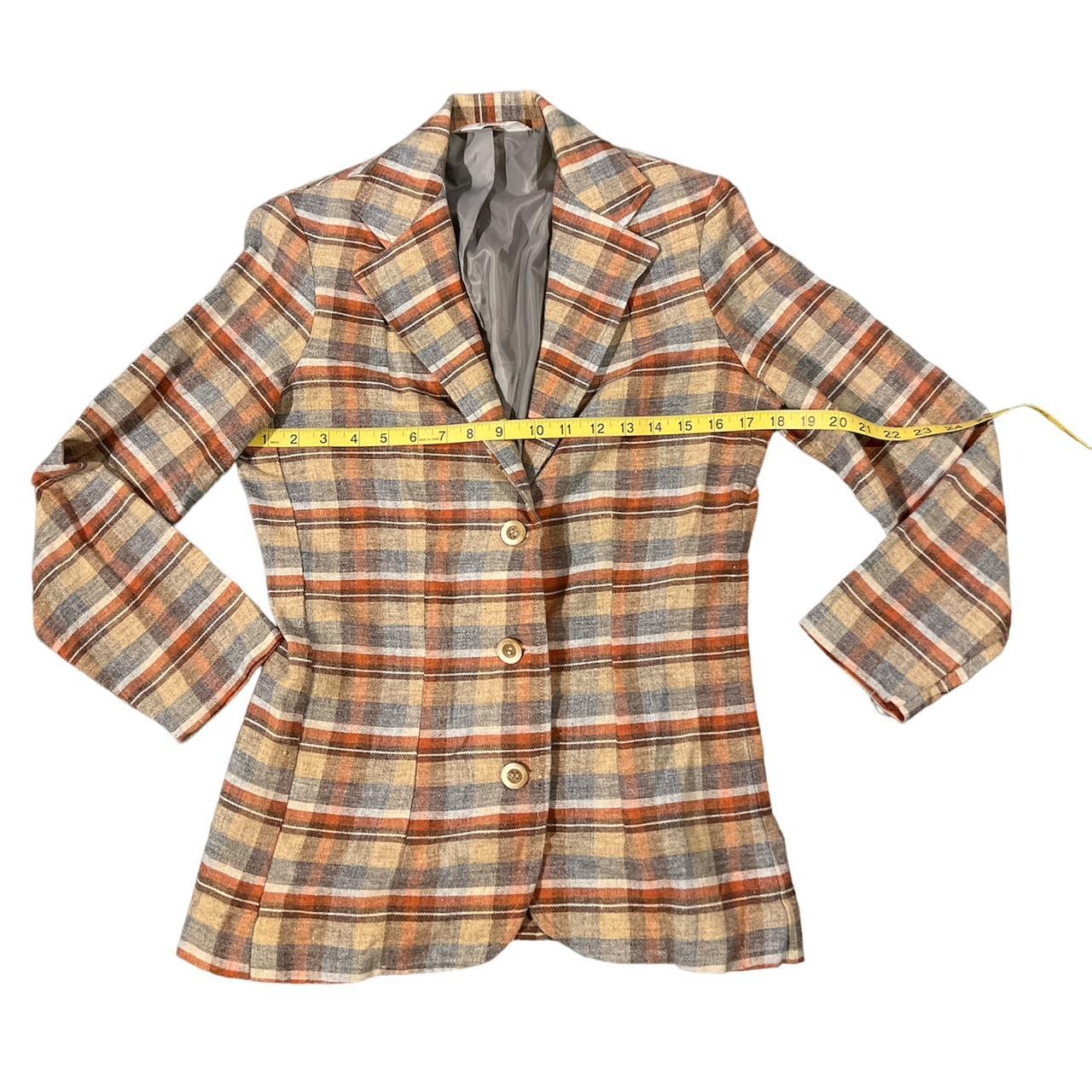 JCPenney Women's Orange and Cream Tailoredjackets Depop