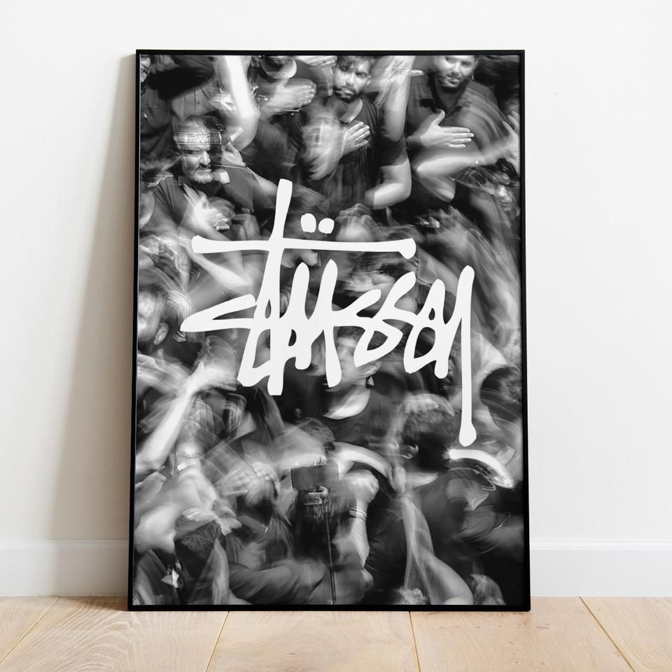 額付き】A4アートポスター stussy ステューシー sk8 dogtown