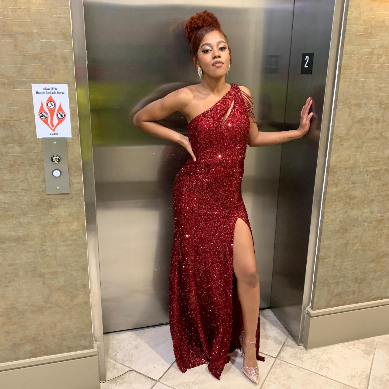 Evening Gown Red Sequin Dress Fashion Nova Sequin Dress Fashion