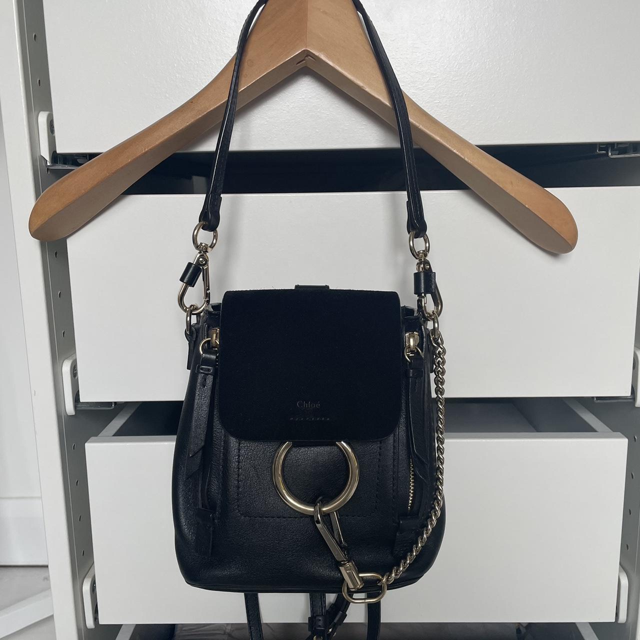 Chloe faye mini backpack black best sale