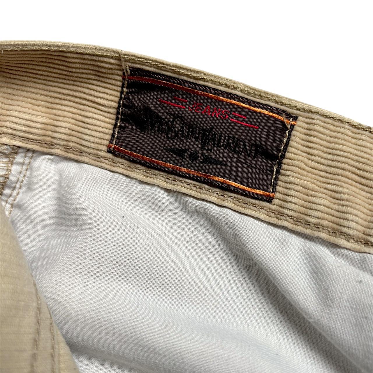 Vintage YSL - Yves Saint Laurent Corduroy Trousers - | Depop