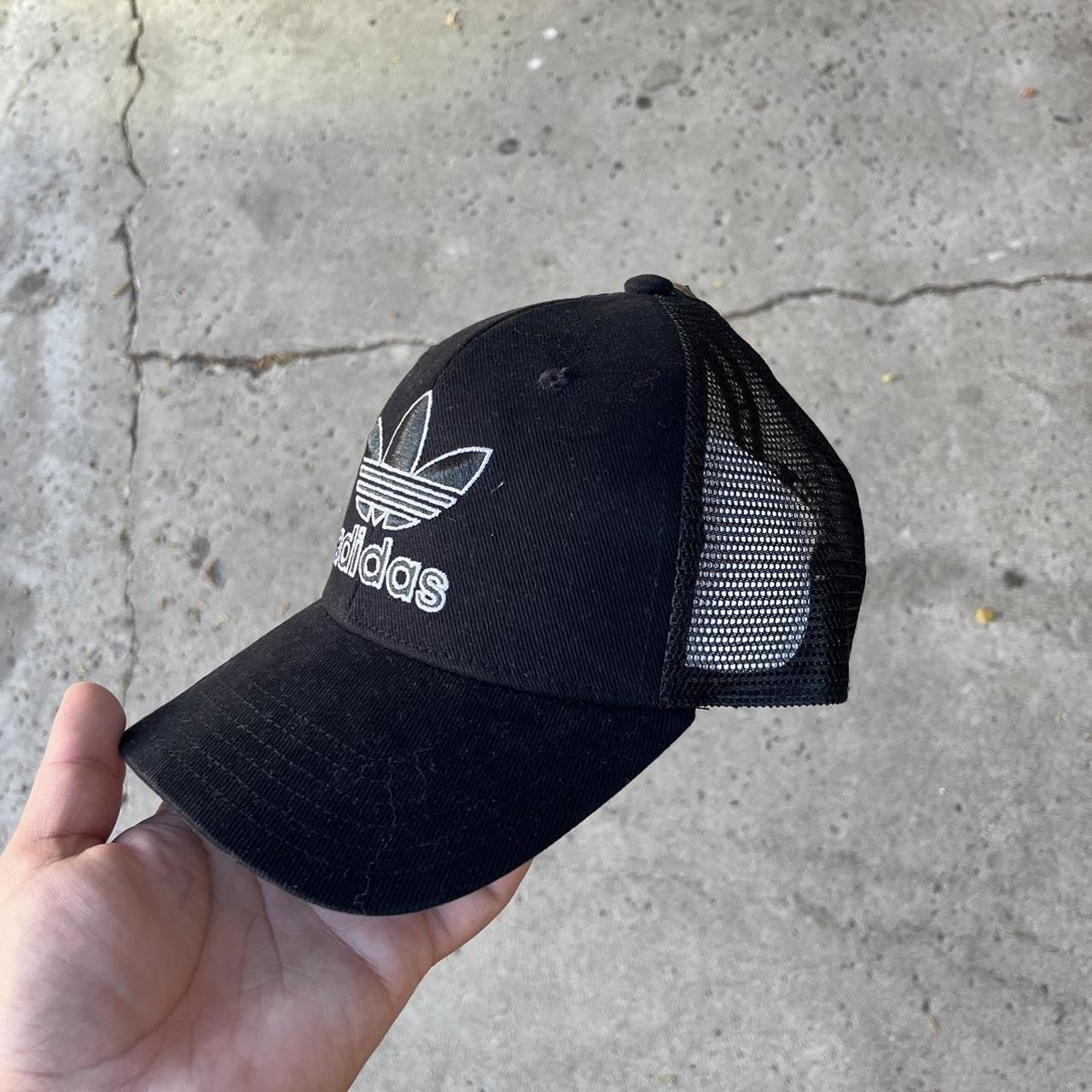 adidas trucker cap black