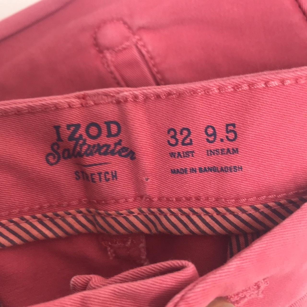 Izod saltwater 2025 red shorts outfif