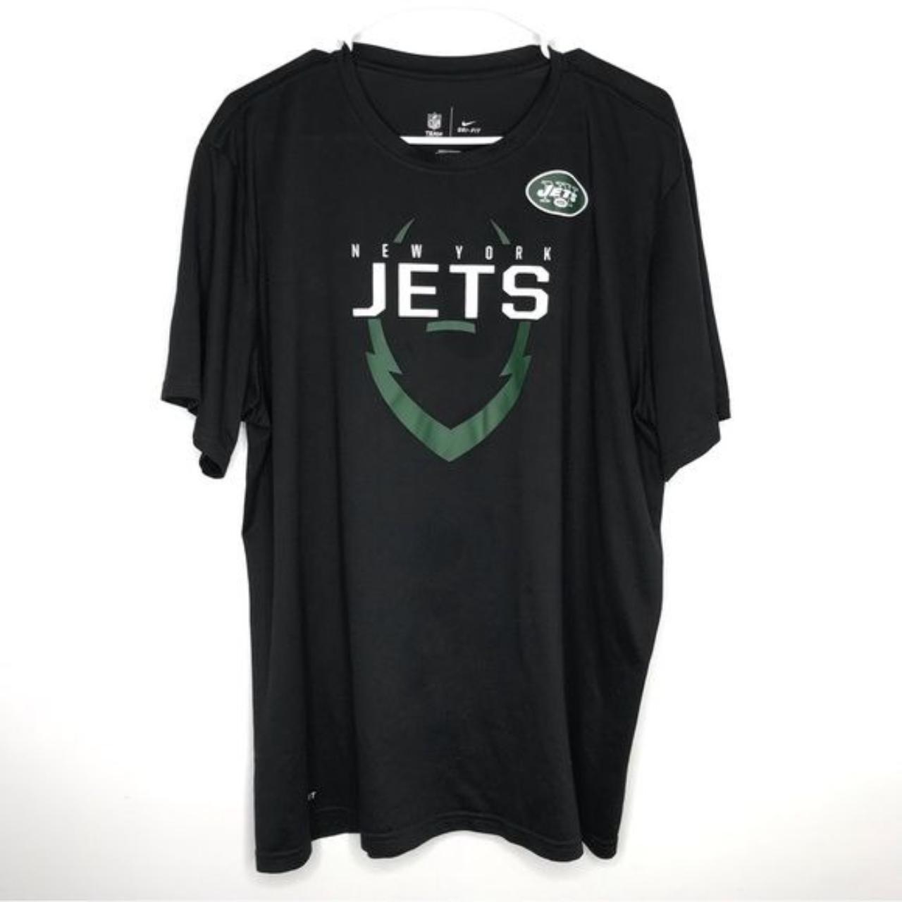 Nike Mens Dri Fit NFL Team Apparel New York Jets Tee - Depop