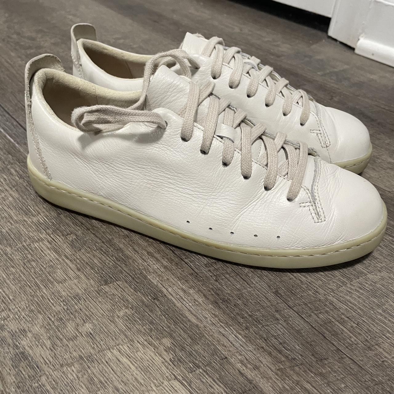 clarks white trainers