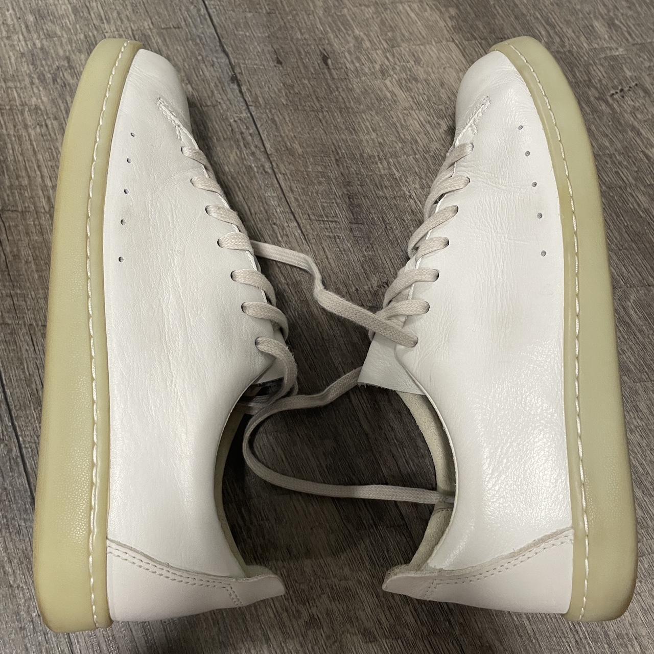 clarks white trainers