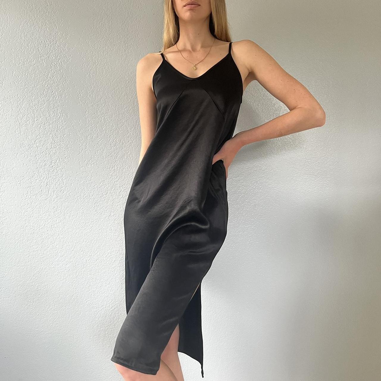 Everlane silk slip top dress