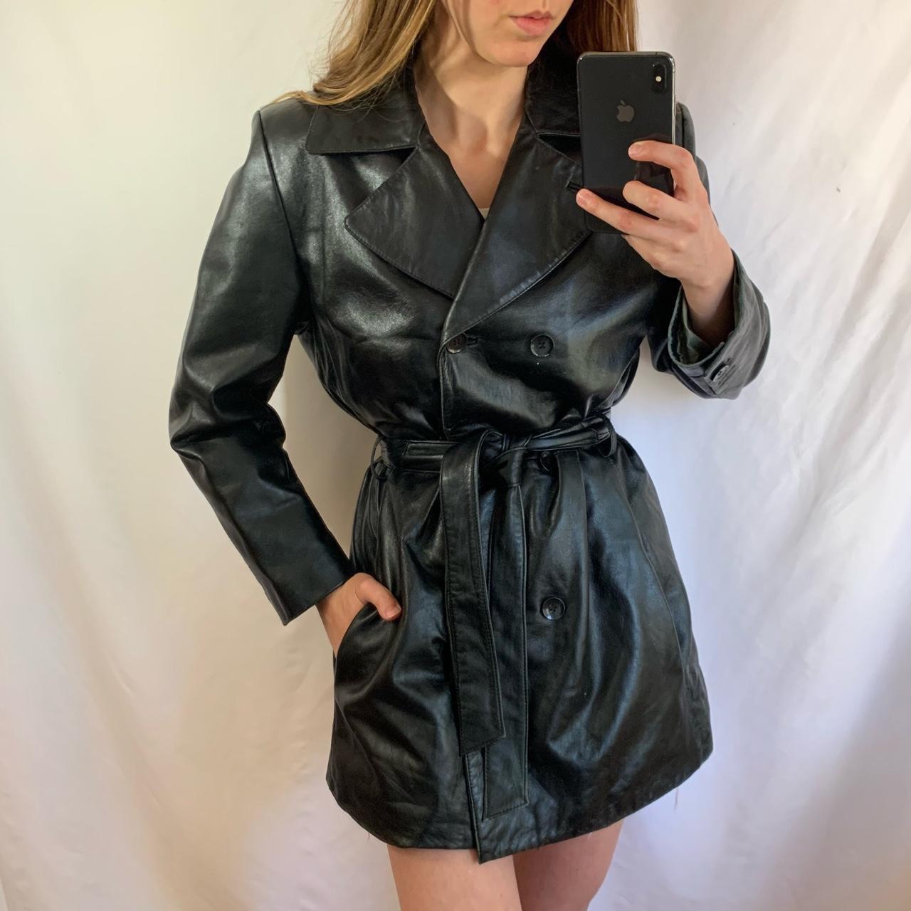 Wilsons leather trench coat hotsell XS Thinsulate