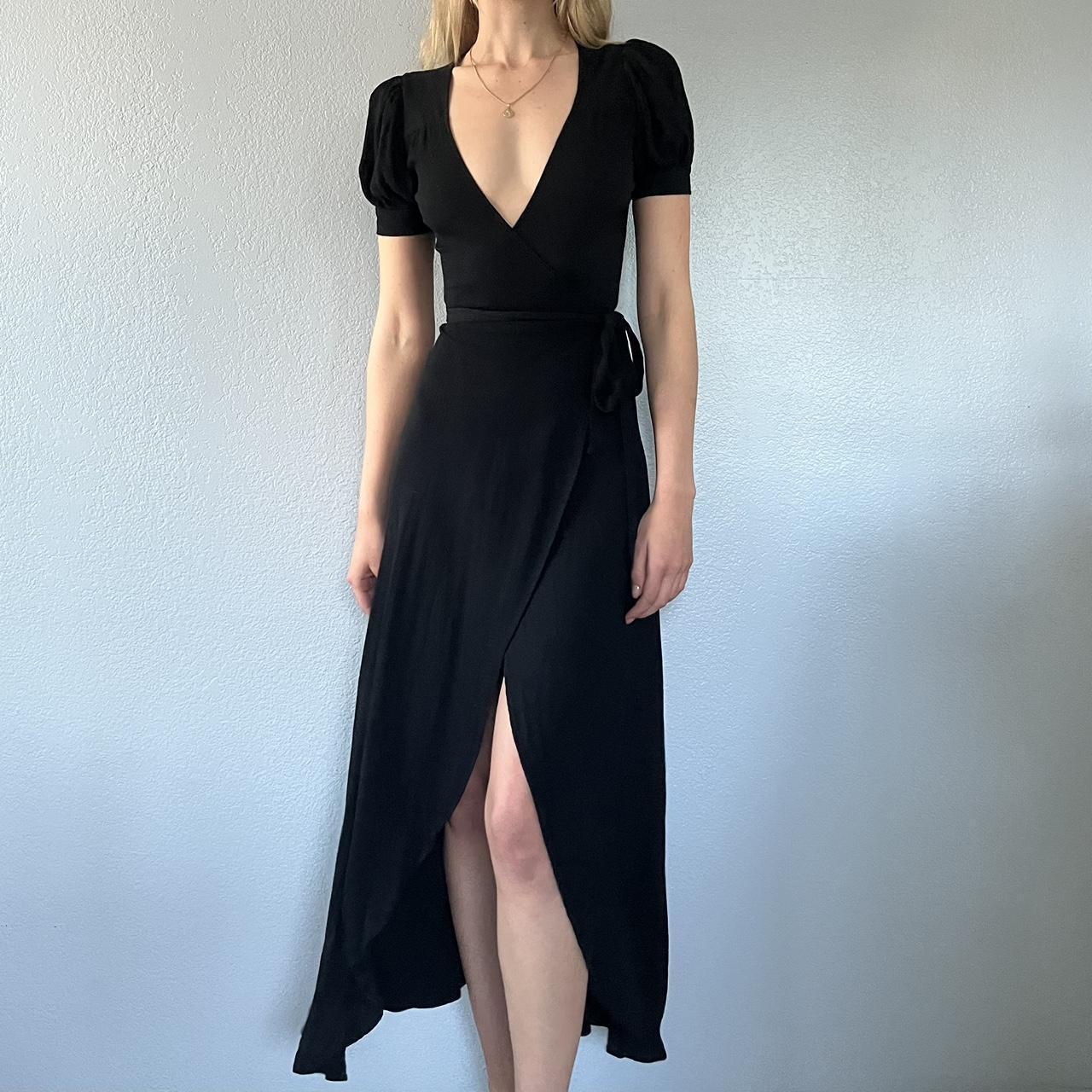 Reformation Women's A-line Dress Black One size – Reformation - Main Image