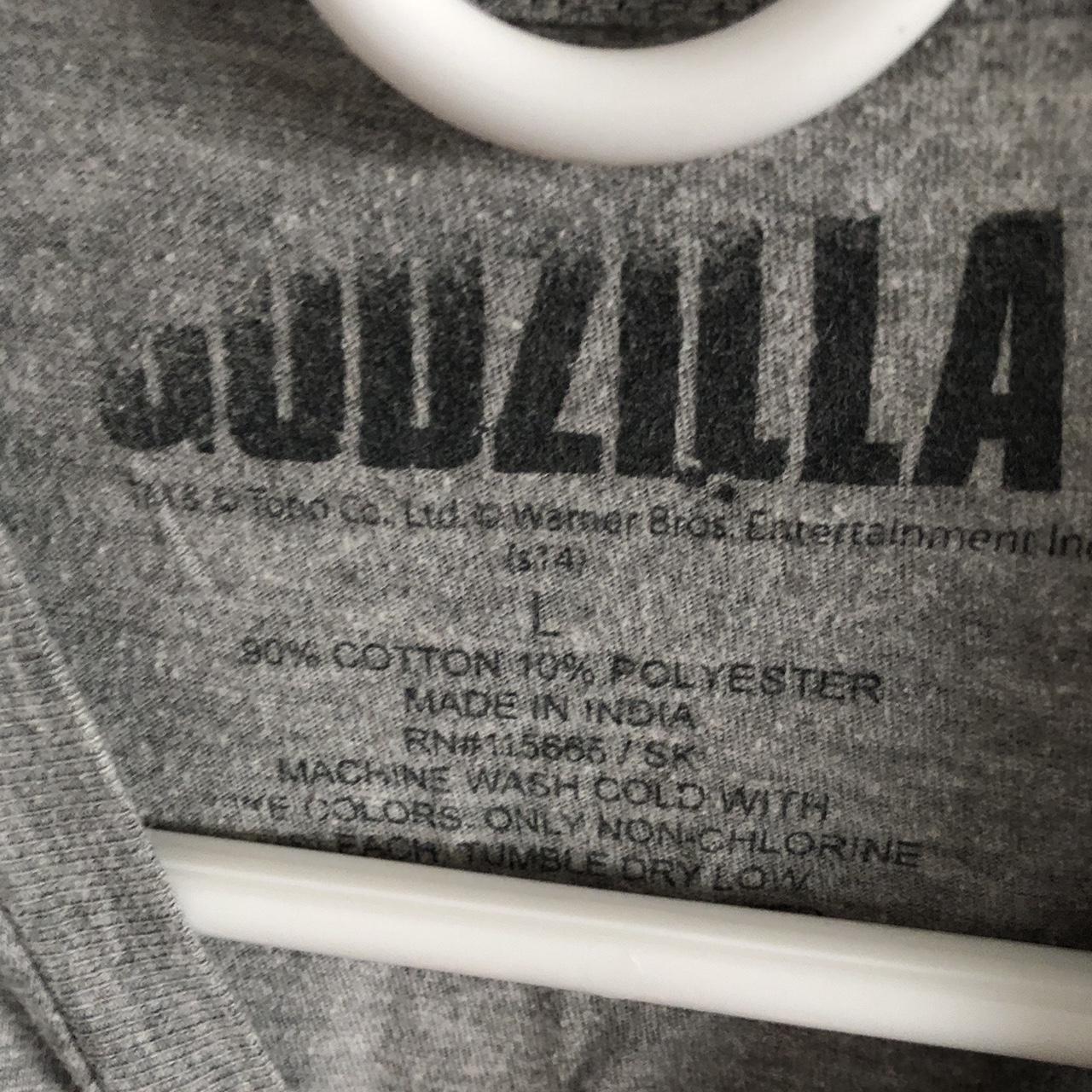 Godzilla large grey Thrifted but I think it’s a... - Depop