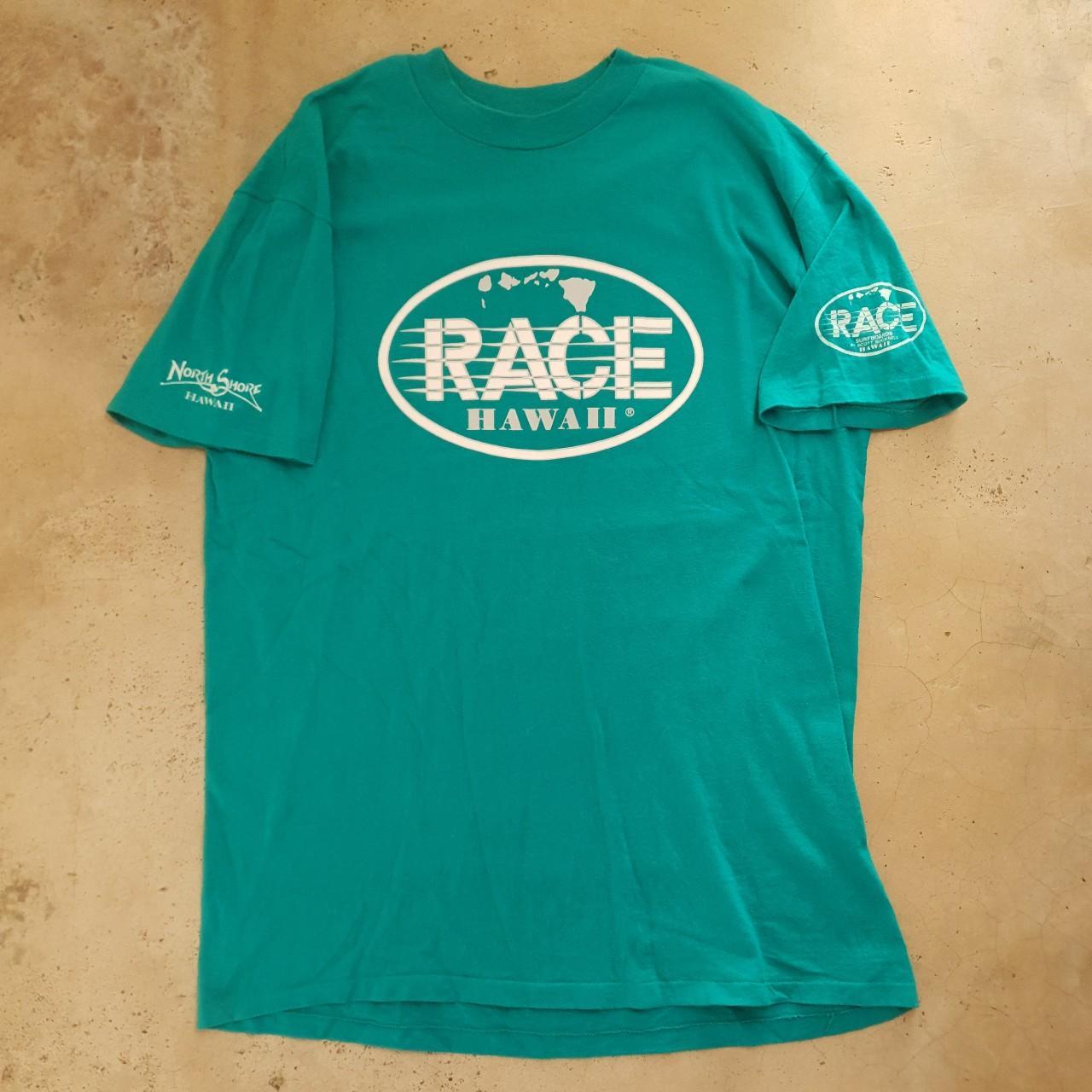 Vintage Race surfboards Hawaii t shirt Made in... Depop