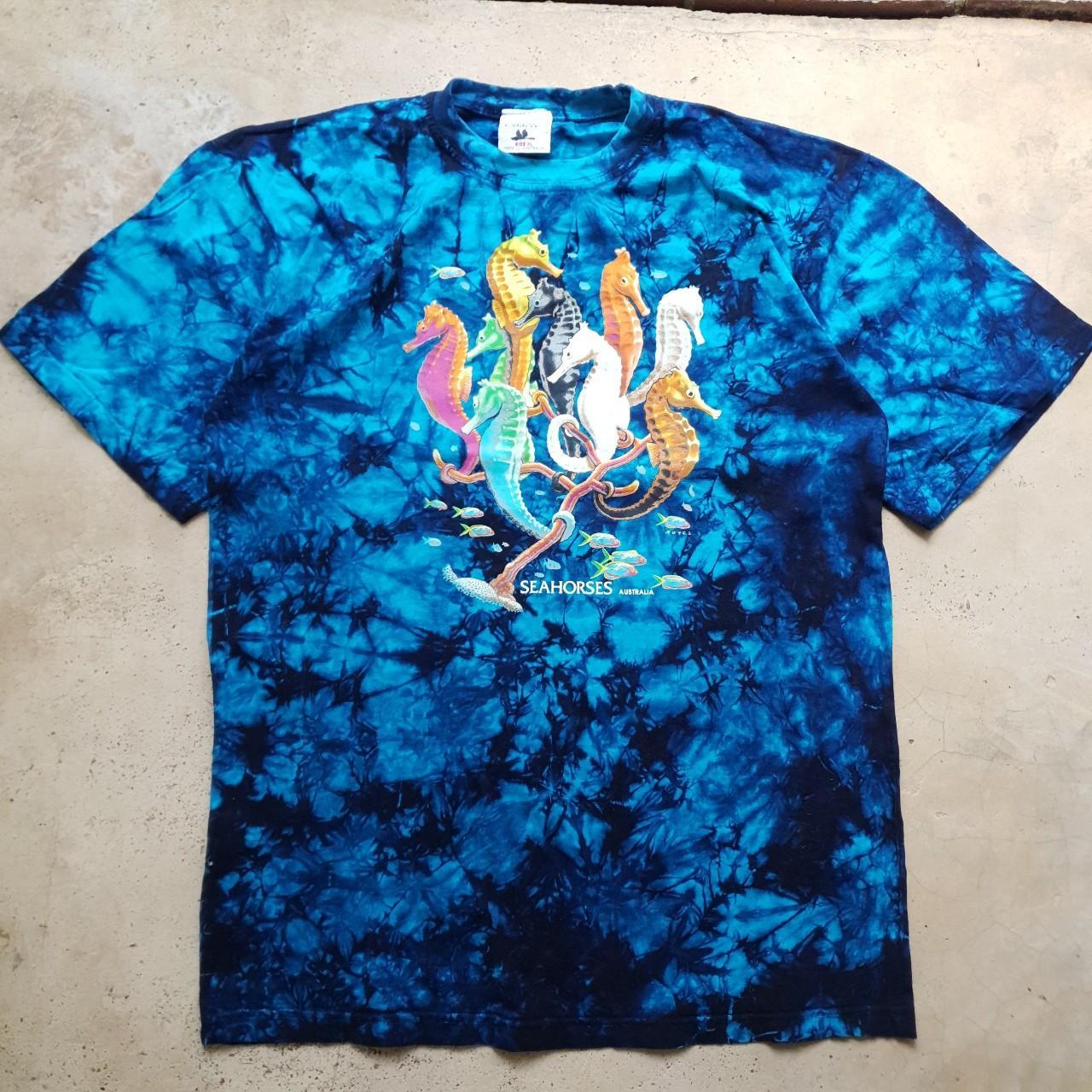 Vintage Seahorses Australia Tie dye t shirt. On the... - Depop