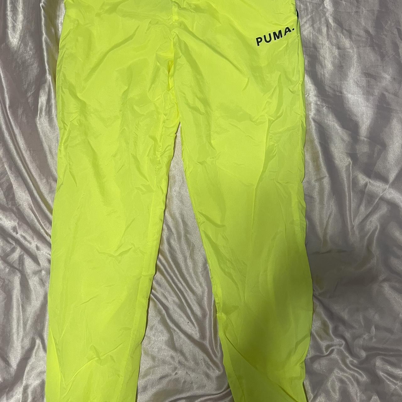 Neon joggers/sweatpants/tracksuit material